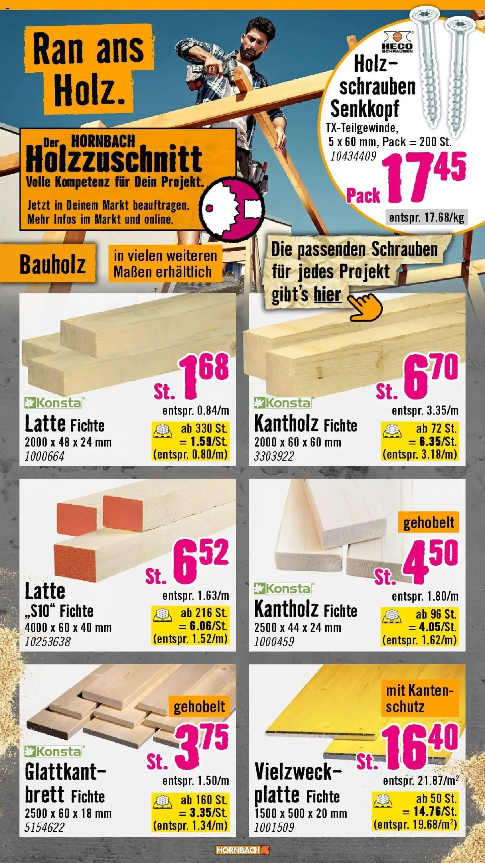 Hornbach Ran ans Projekt. Es ist schon Pflanzzeit. – gültig ab 10.03.2026 | Seite: 17