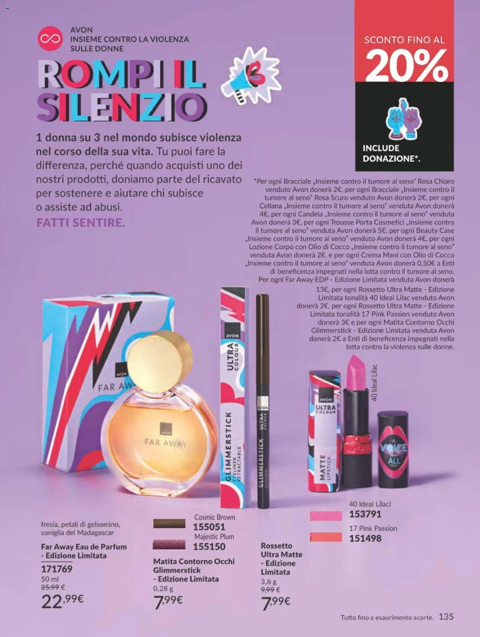 Volantino Avon del 31.12.2025 | Pagina: 135 | Prodotti: Crema, Olio, Bracciale, Collana