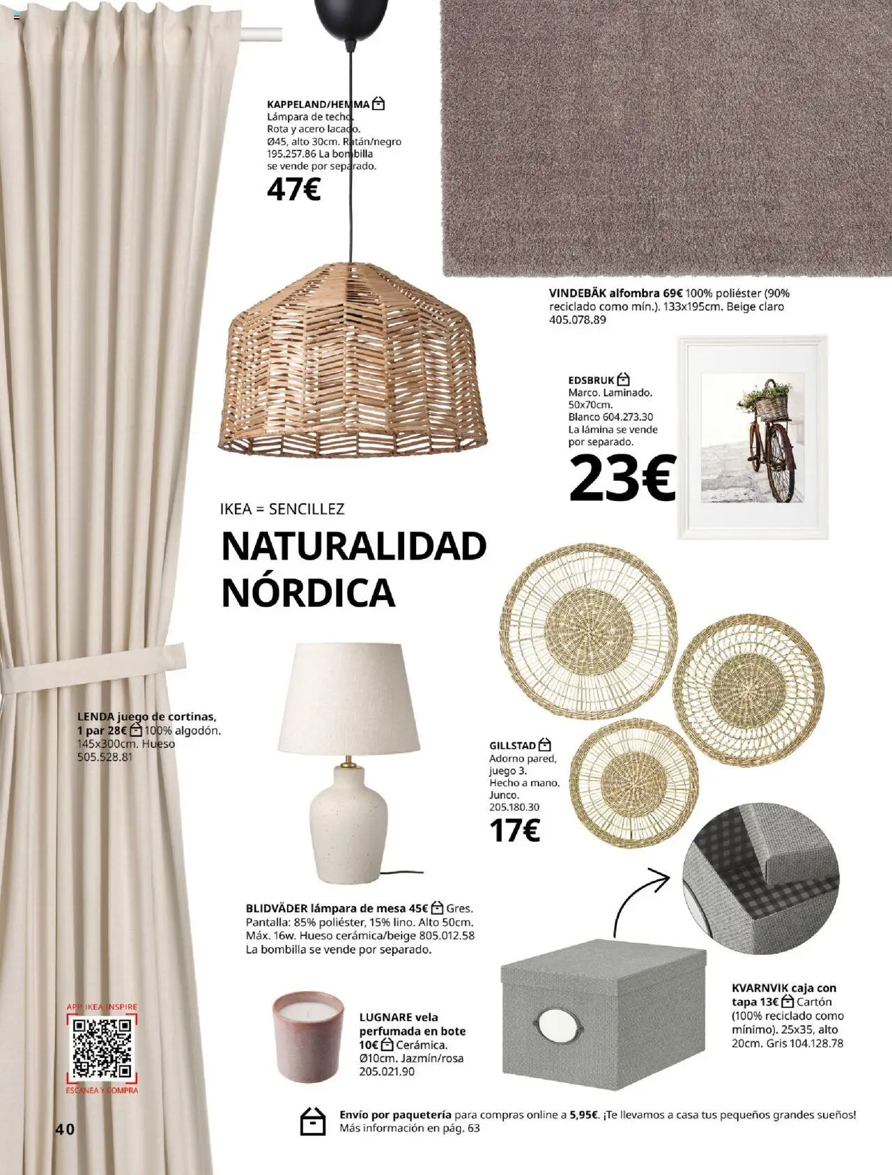 Catálogo IKEA Salones │ válido desde el 17.02.2025 | Página: 40 | Productos: Té, Vela, Bombilla, Caja