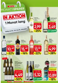Vorschau von dem Prospekt - Spar Monatssparer - Kärnten gültig ab 24.07.2025