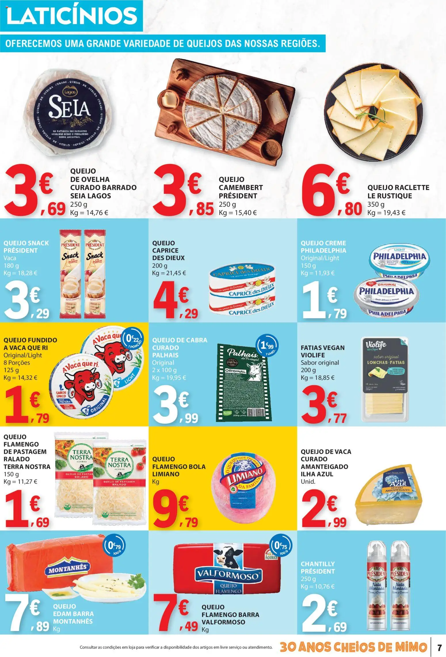 E.Leclerc folheto │ válido de 26.02.2026 | Página: 7 | Produtos: Chantilly, Cálcio, Queijo, Nata