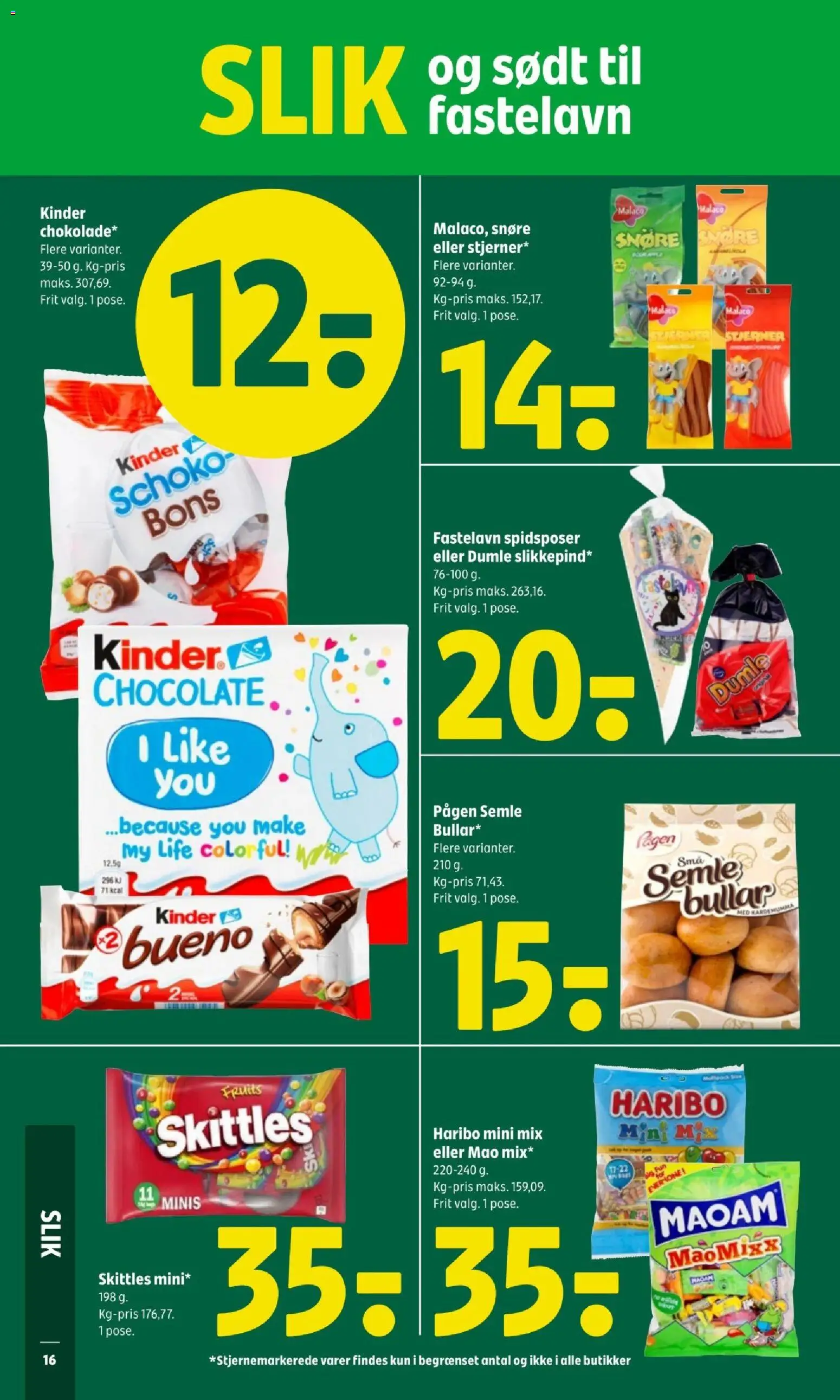 Coop 365 tilbudsavis – gyldig fra 29.01.2026 | Side: 18 | Produkter: Slik