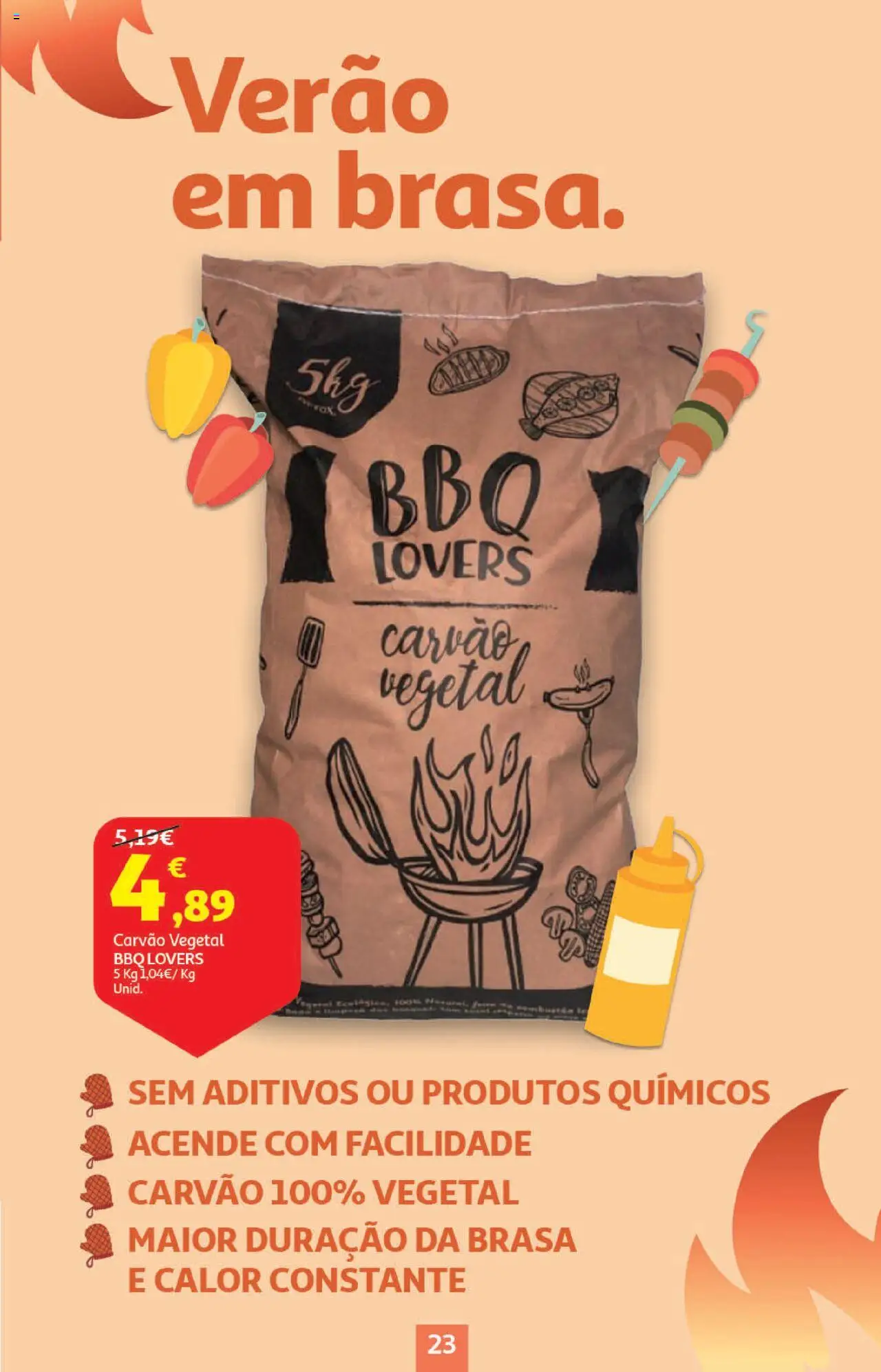 Auchan - Regresso às Aulas │ válido de 06.08.2025 | Página: 23 | Produtos: Carvão vegetal