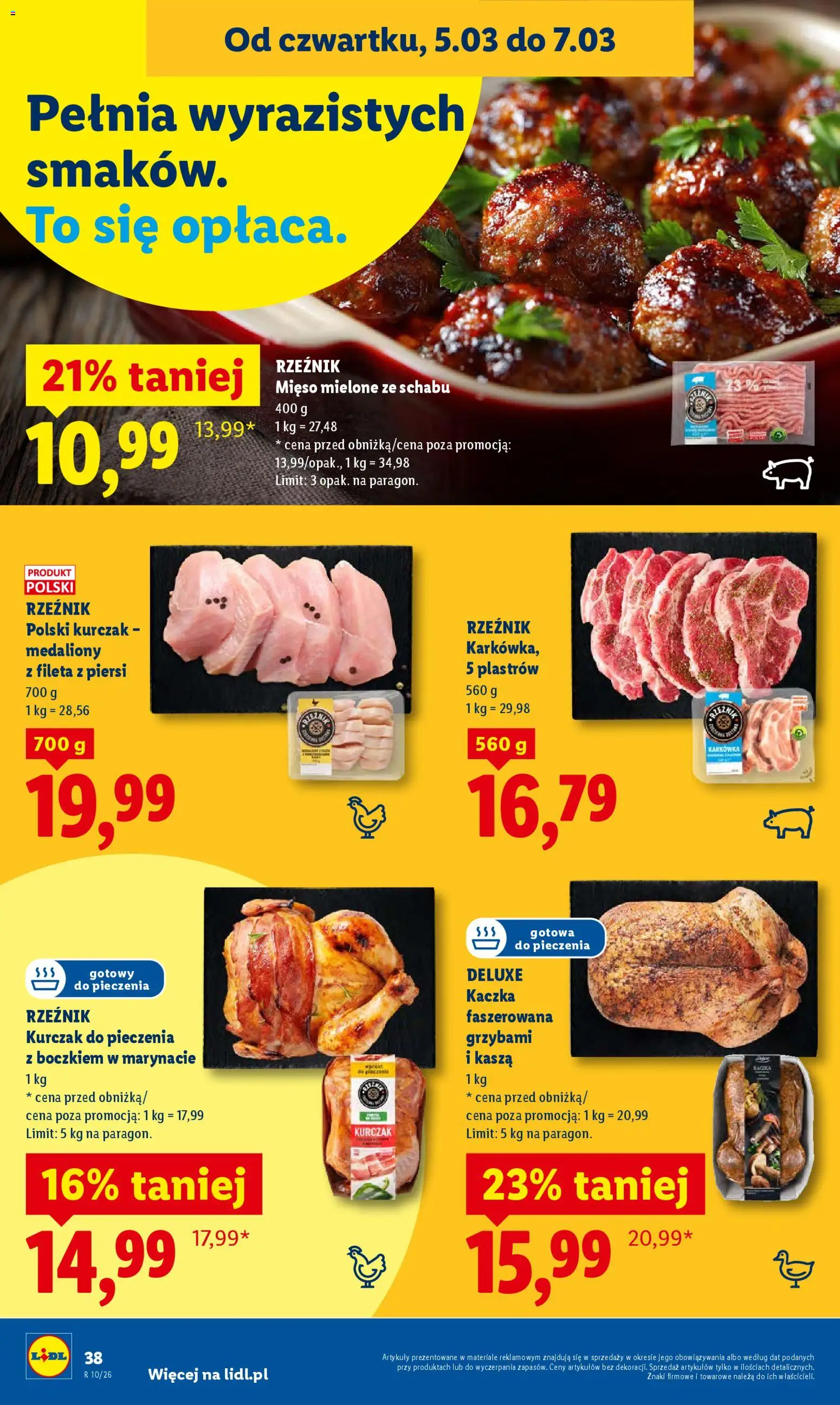 Lidl Polsko leták od 05.03.2026 | Strana: 40 | Produkty: Deluxe