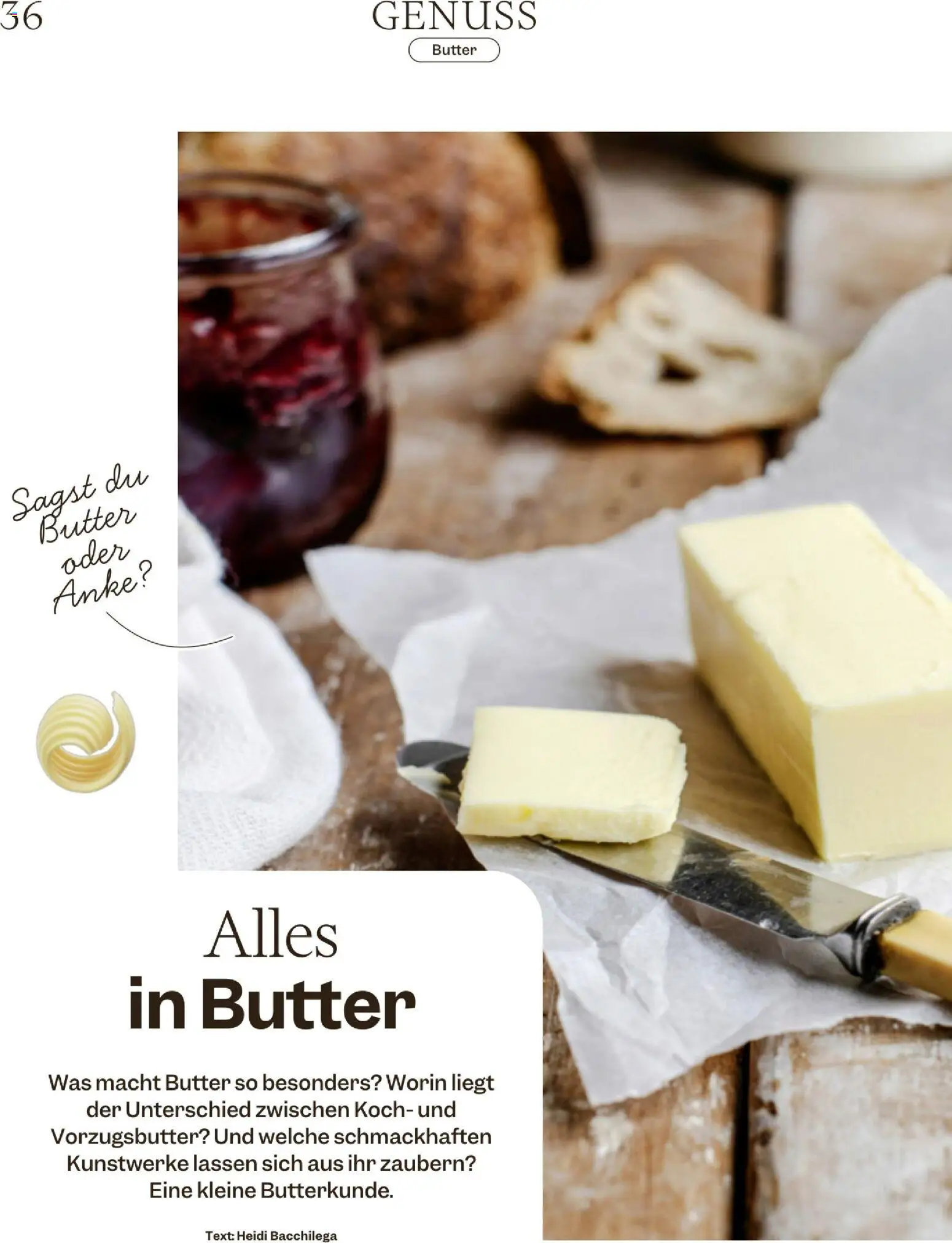 Migros Magazin – gültig ab 02.12.2025 | Seite: 36 | Produkte: Butter