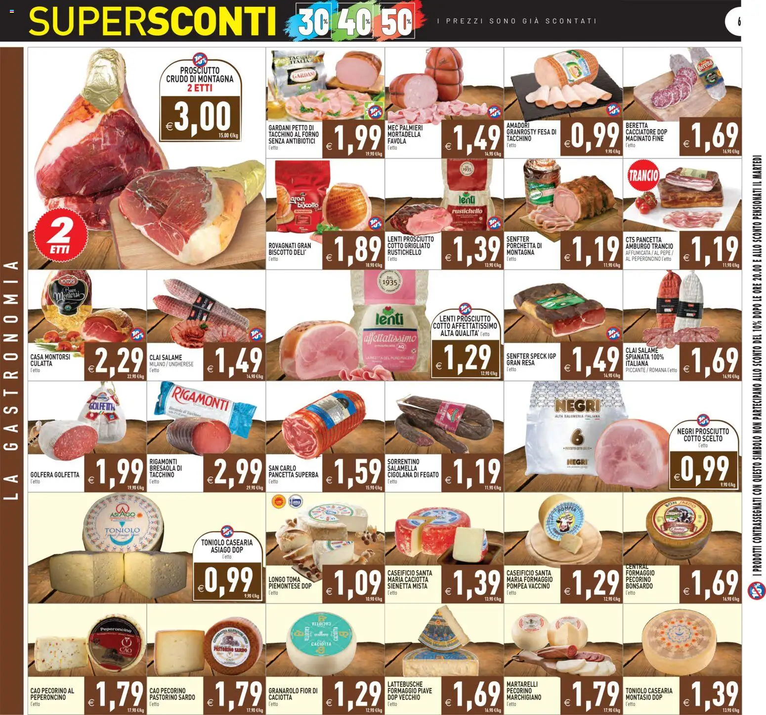 Volantino PIM Supermercati del 07.11.2025 | Pagina: 6 | Prodotti: Pepe, Peperoncino, Mortadella, Letto