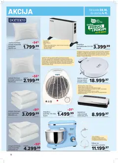 PerSu katalog - pregled PerSu kataloga - važi od 22.10.2025 | Strana: 18 | Proizvode: Jastuk, Mikser, Voda, Robot usisivač
