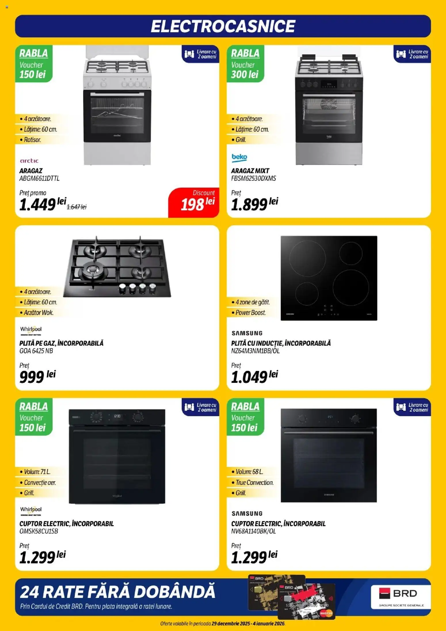 Noul catalog Flanco – valabil de la 29.12.2025 | Pagină: 19 | Produse: Cuptor, Plită, Aragaz