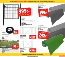 Jem & Fix reklamblad aktuell från 04.08.2025 | Sida: 13 | Produkter: Konstgräs, Häll