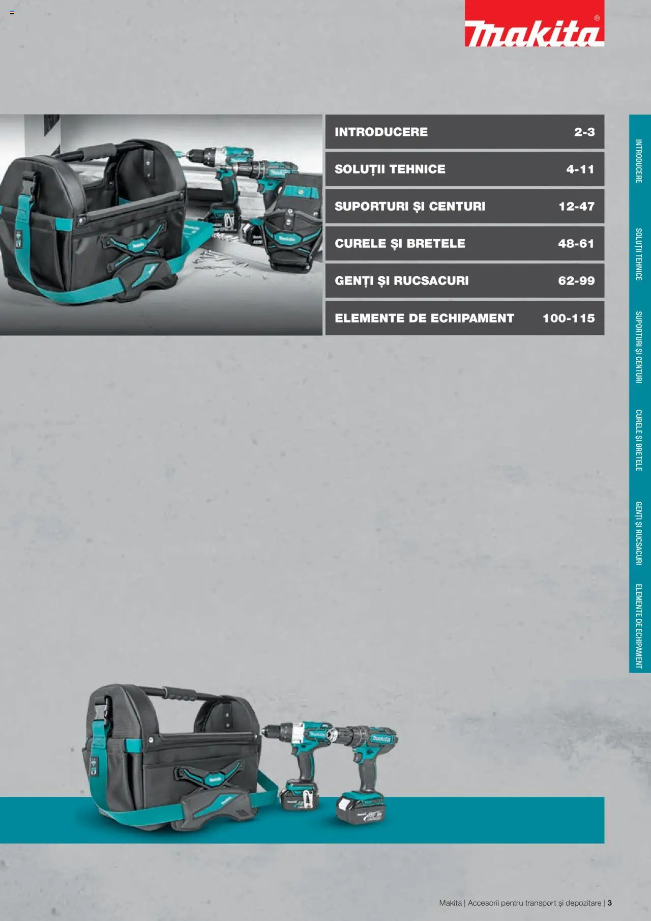 Makita catalog - Accesorii pentru transport si depozitare   – valabil de la 06.09.2021 | Pagină: 3