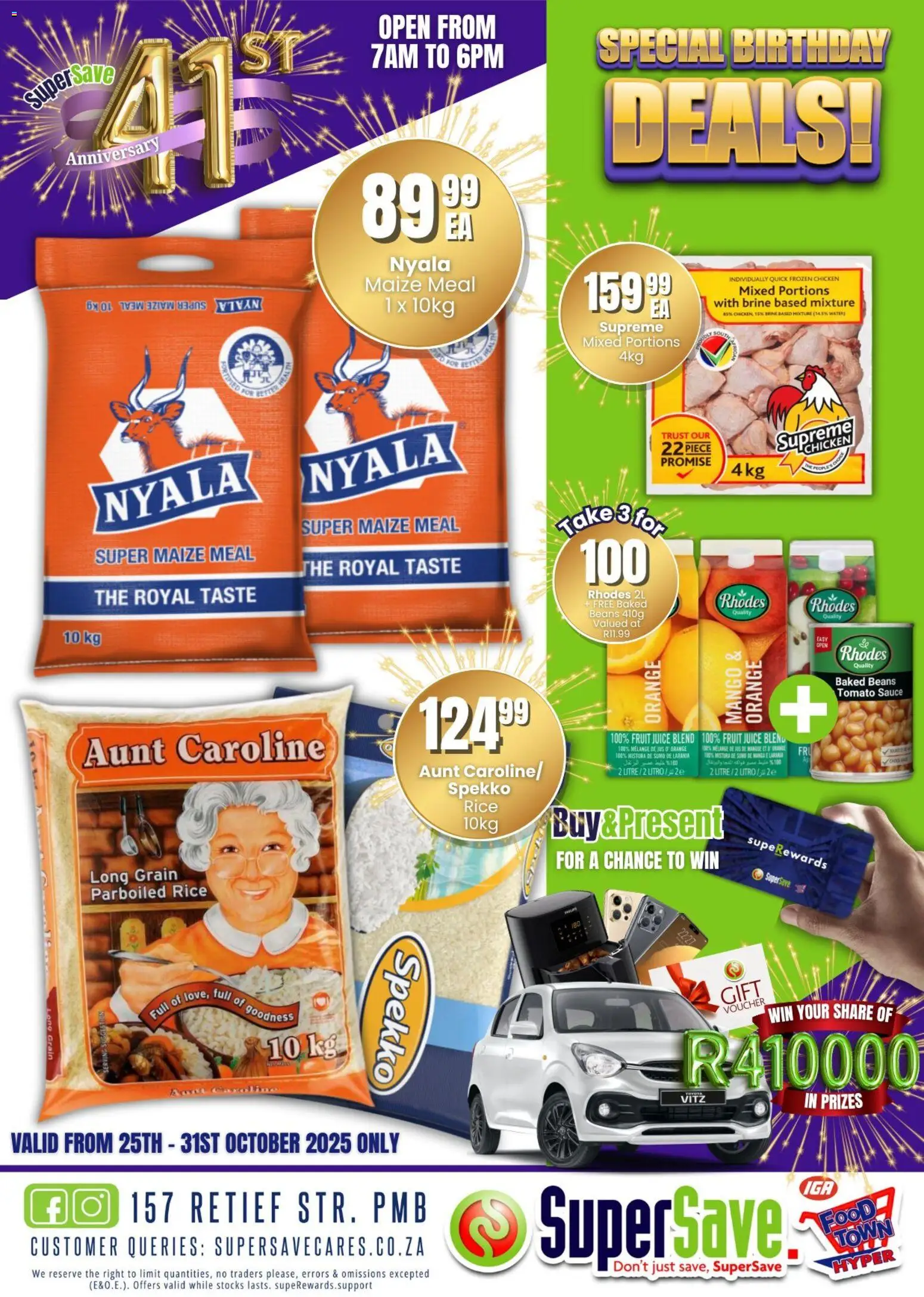 New Super Save catalogue – valid from 25.10.2025 | Page: 76 | Products: Beans, Chicken, Sauce, Mango