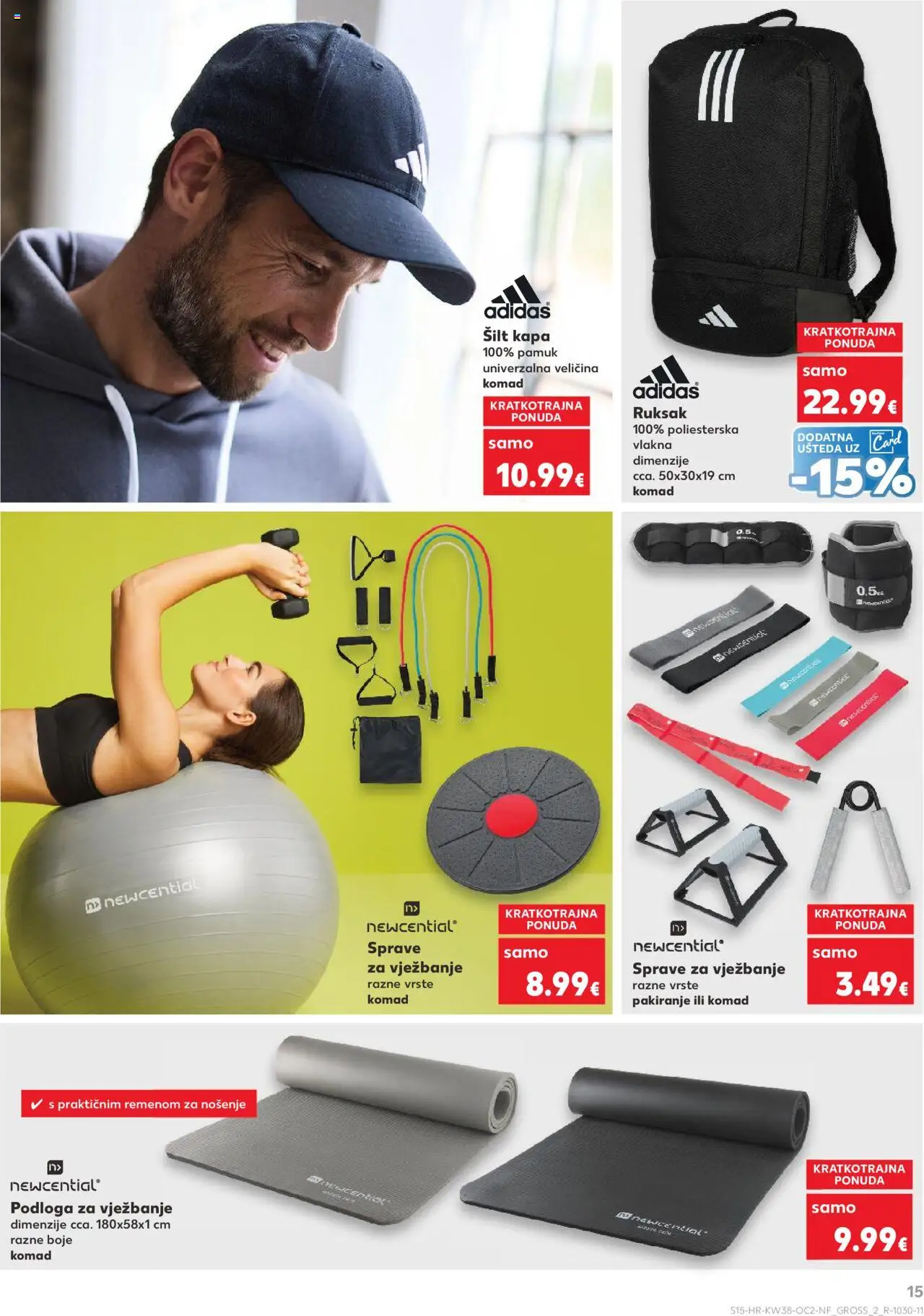 Kaufland katalog | vrijedi od 17.09.2025 | Stranica: 15 | Proizvodi: Ruksak, Kapa