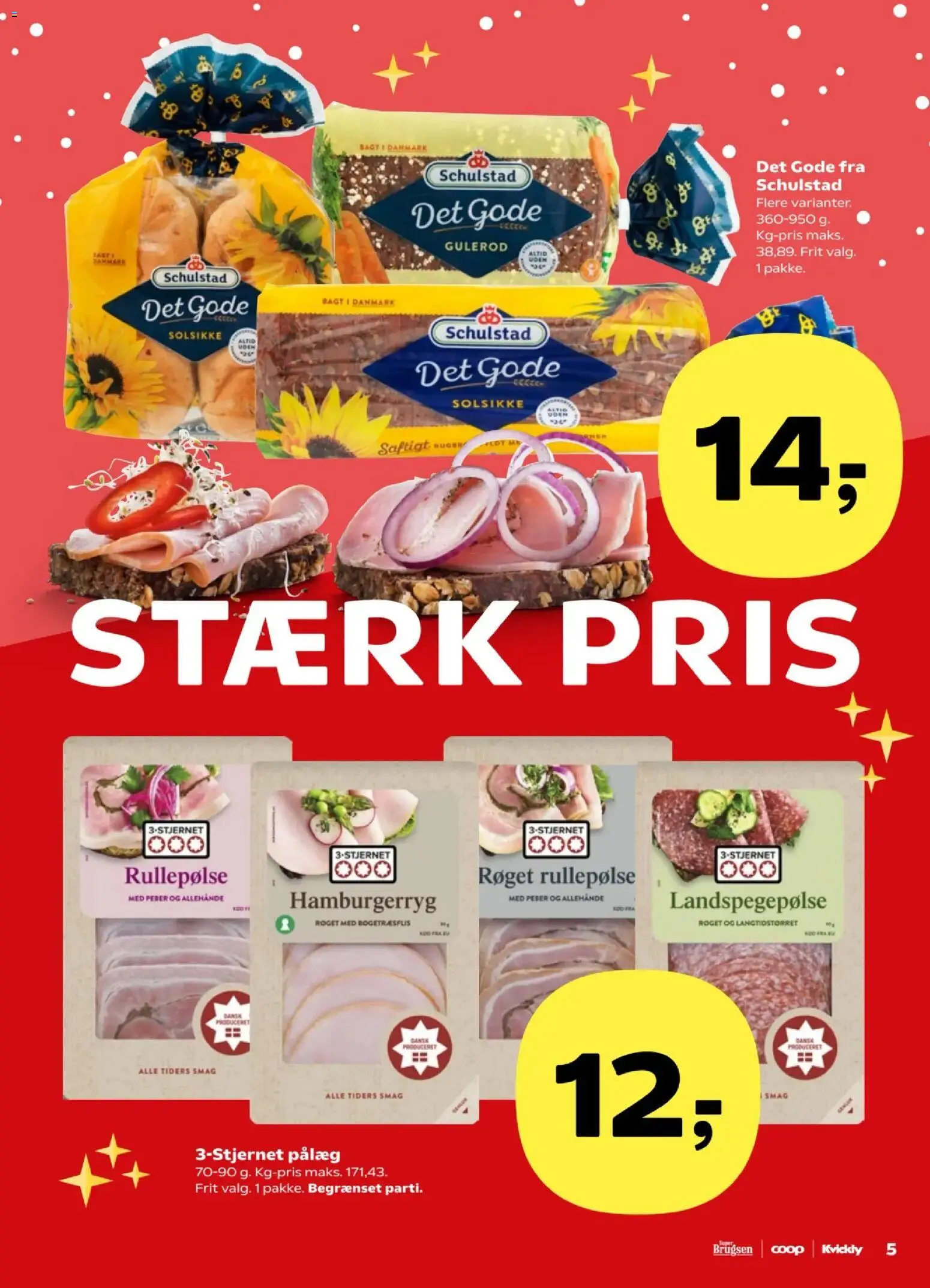 Kvickly tilbudsavis – gyldig fra 28.11.2025 | Side: 5 | Produkter: Rullepølse, Peber, Gulerod, Hamburgerryg