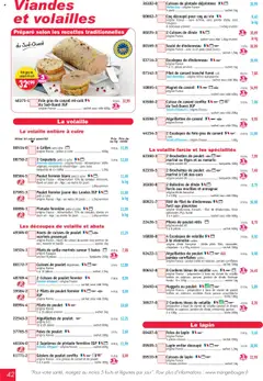  | Page: 42 | Produits: Volaille, Cailles, Jambon, Chapelure