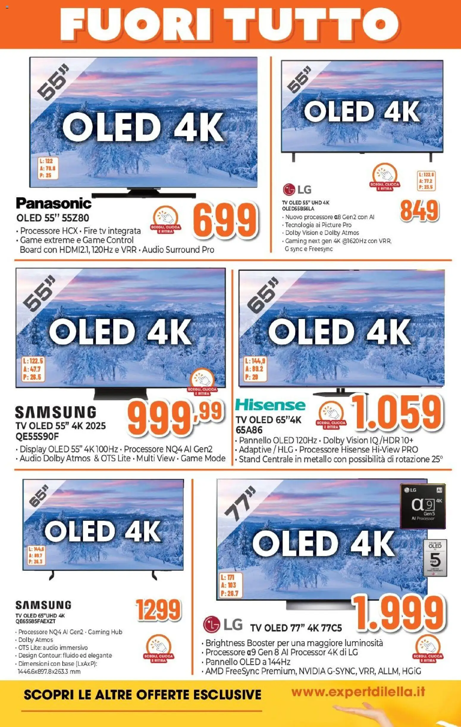 Volantino Expert del 27.12.2025 | Pagina: 23 | Prodotti: TV, Audio, Samsung