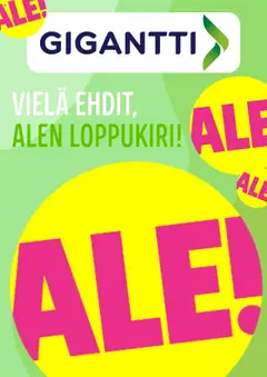 Katso Gigantti tarjoukset voimassa alkaen 01.08.2025