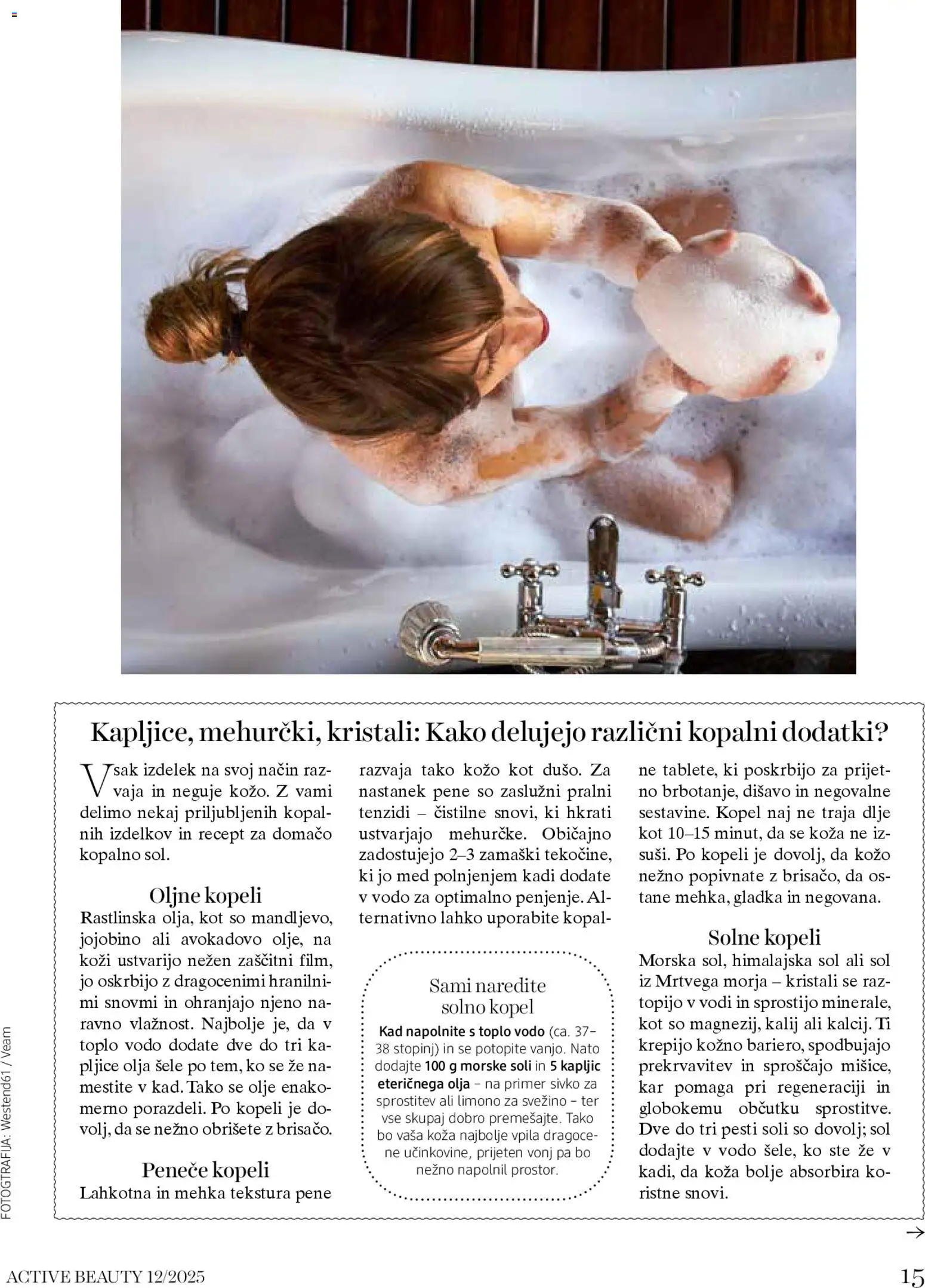 Novi DM Drogerie Markt katalog ponudbe – veljaven od 01.12.2025 | Stran: 15 | Izdelki: Kopel, Olje, Sol