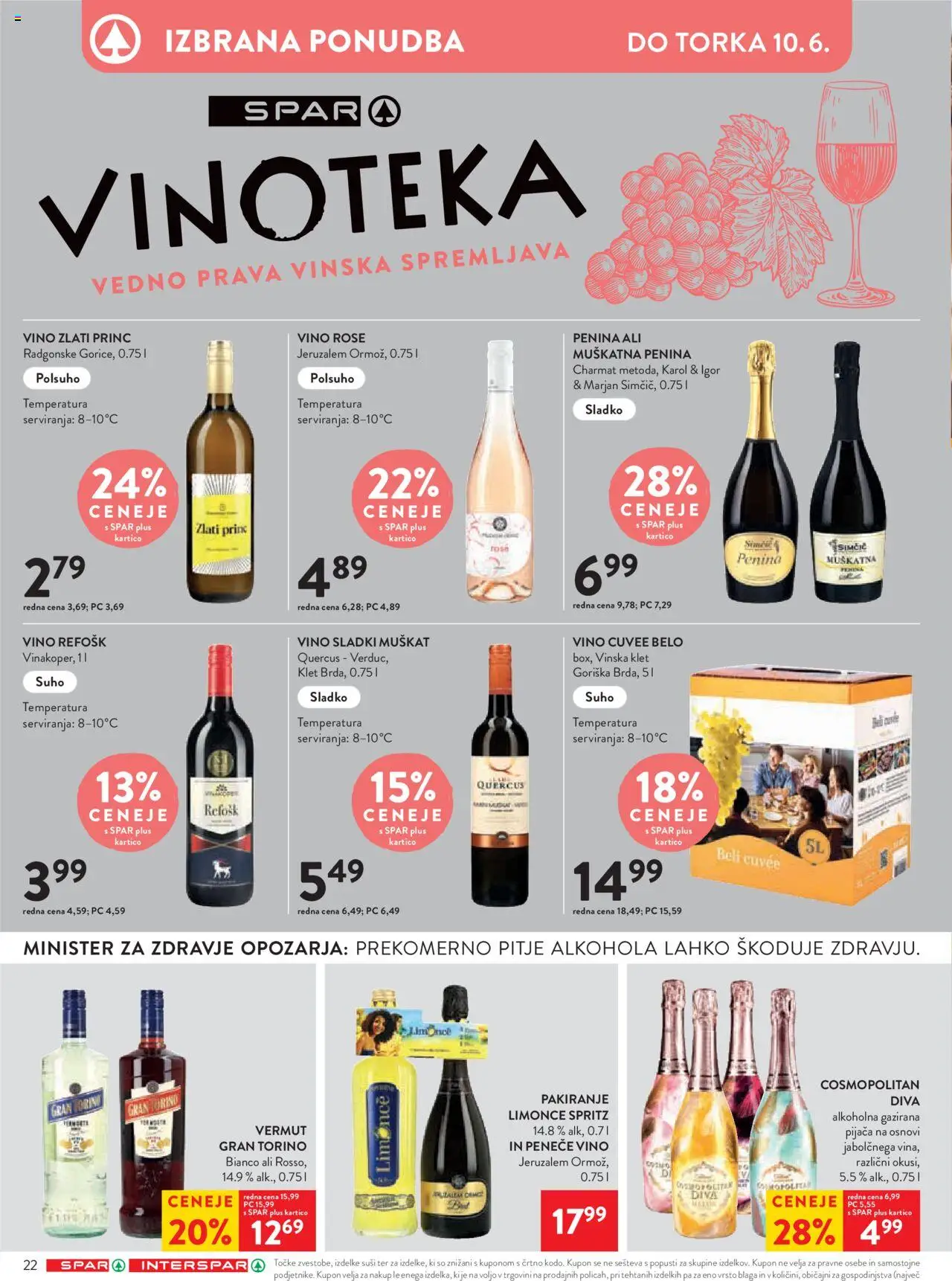 Spar katalog 23/25 │ velja od 04.06.2025 | Stran: 28 | Izdelki: Penina, Suši, Vino