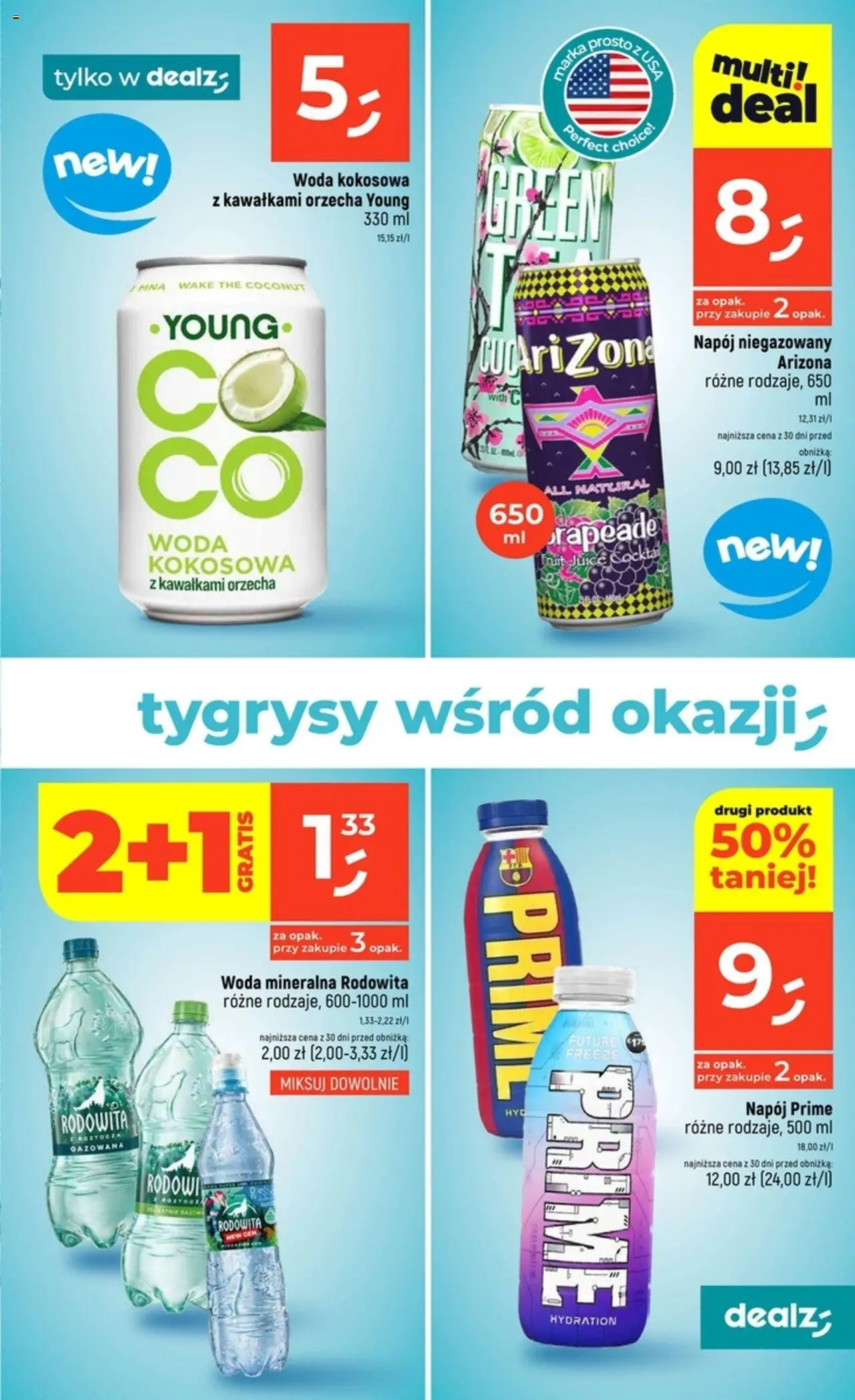 Dealz Gazetka od 14.08.2025 | Strona: 3 | Produkty: Woda kokosowa, Woda