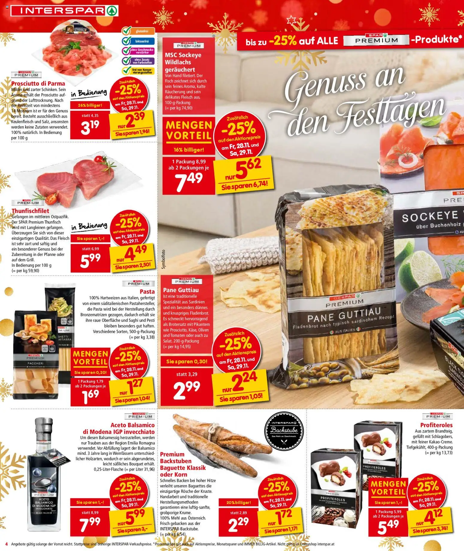 Interspar Flugblatt - Vorarlberg gültig ab 27.11.2025 | Seite: 5 | Produkte: Jääkaappipakastin, Szeder, Tomaten, Fisch