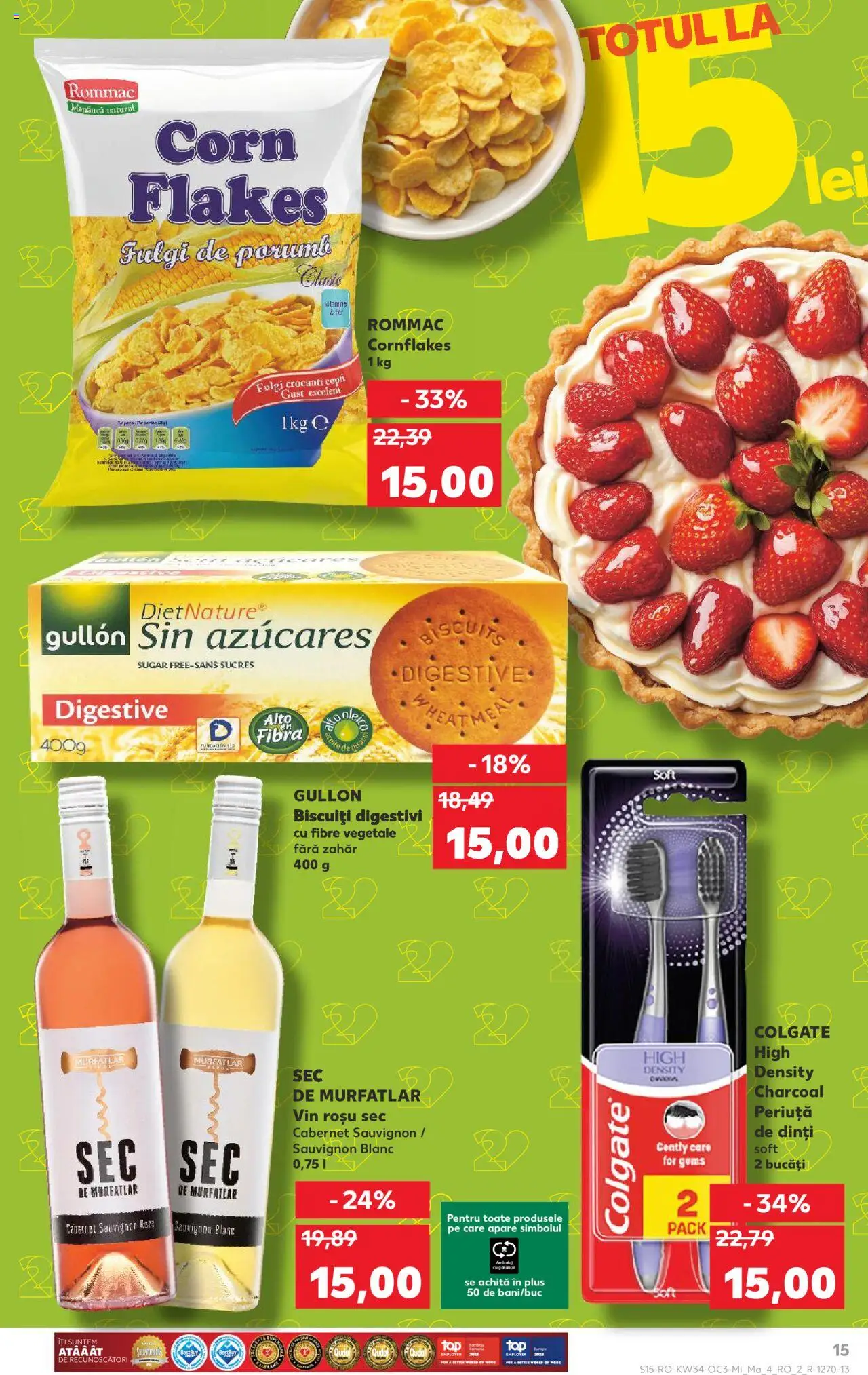 Kaufland RO akciós ujság - amely érvényes a következő dátumtól: 20.08.2025 | Oldal: 15