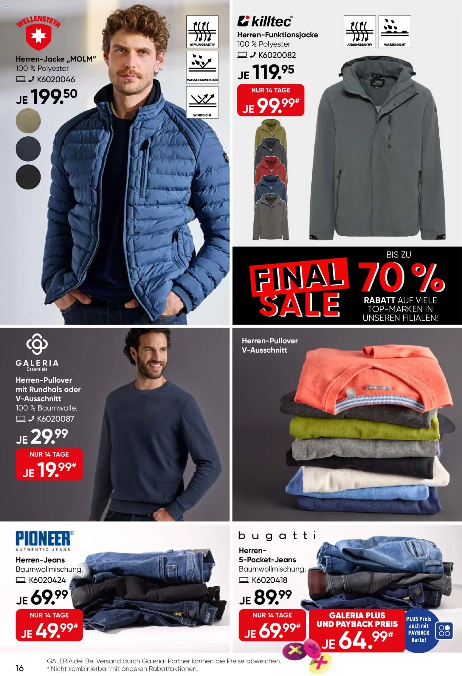 Galeria Karstadt Kaufhof Prospekt 	 – gültig ab 11.02.2026 | Seite: 16 | Produkte: Jeans