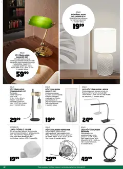 Tokmanni-mainoslehti voimassa 01.11.2025 alkaen | Sivu: 22 | Tuotteet: Lukuvalo, Akku, Pöytävalaisin