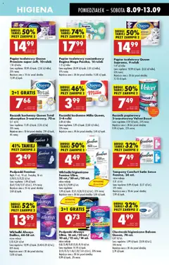 Podpaski Femina: Night, 9 szt., 10 szt., Everyday, 16 szt., Podpaski Femina: Night, 9 szt., 10 szt., Everyday, 16 szt. od 08.09.2025 | Strona: 61 | Produkty: Ręczniki kuchenne, Podpaski always, Podpaski femina, Wkładki higieniczne femina