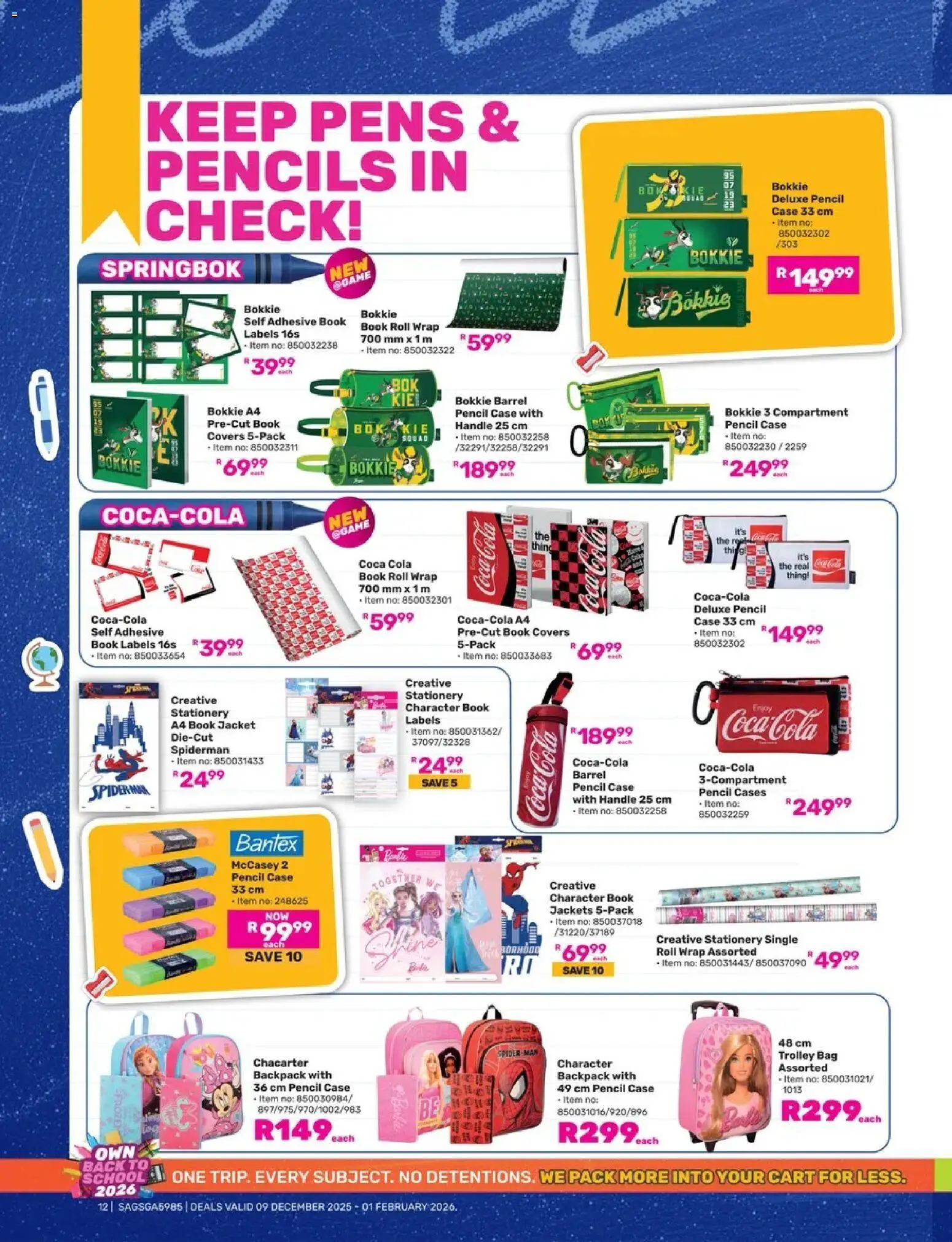 Game - Catalogue Back To School valid from 09.12.2025 | Page: 12 | Products: Case, Jacket, Backpack, Bag