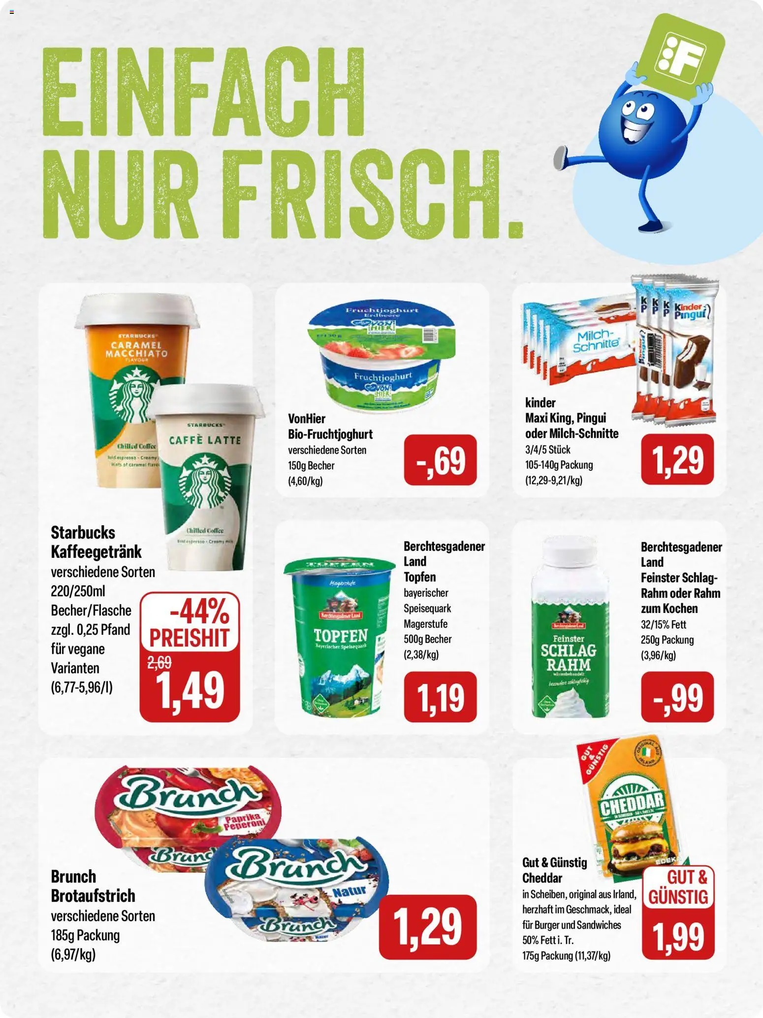 Feneberg Angebote – gültig ab 05.02.2026 | Seite: 6 | Produkte: Starbucks, Burger, Paprika, Speisequark