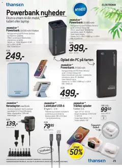 Thansen Tilbudsavis gyldig fra 30.07.2025 | Side: 25 | Produkter: Powerbank, Tablet, Tablets, PC