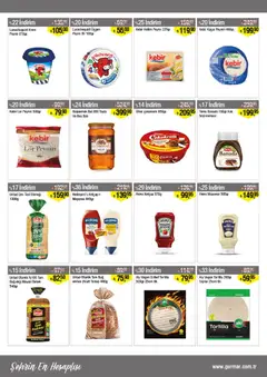 16.03.2026 tarihinden itibaren geçerli olan Gürmar kataloğu önizlemesi | Sayfa: 6 | Ürünler: Krem, Peynir, Ekmek, Ketçap