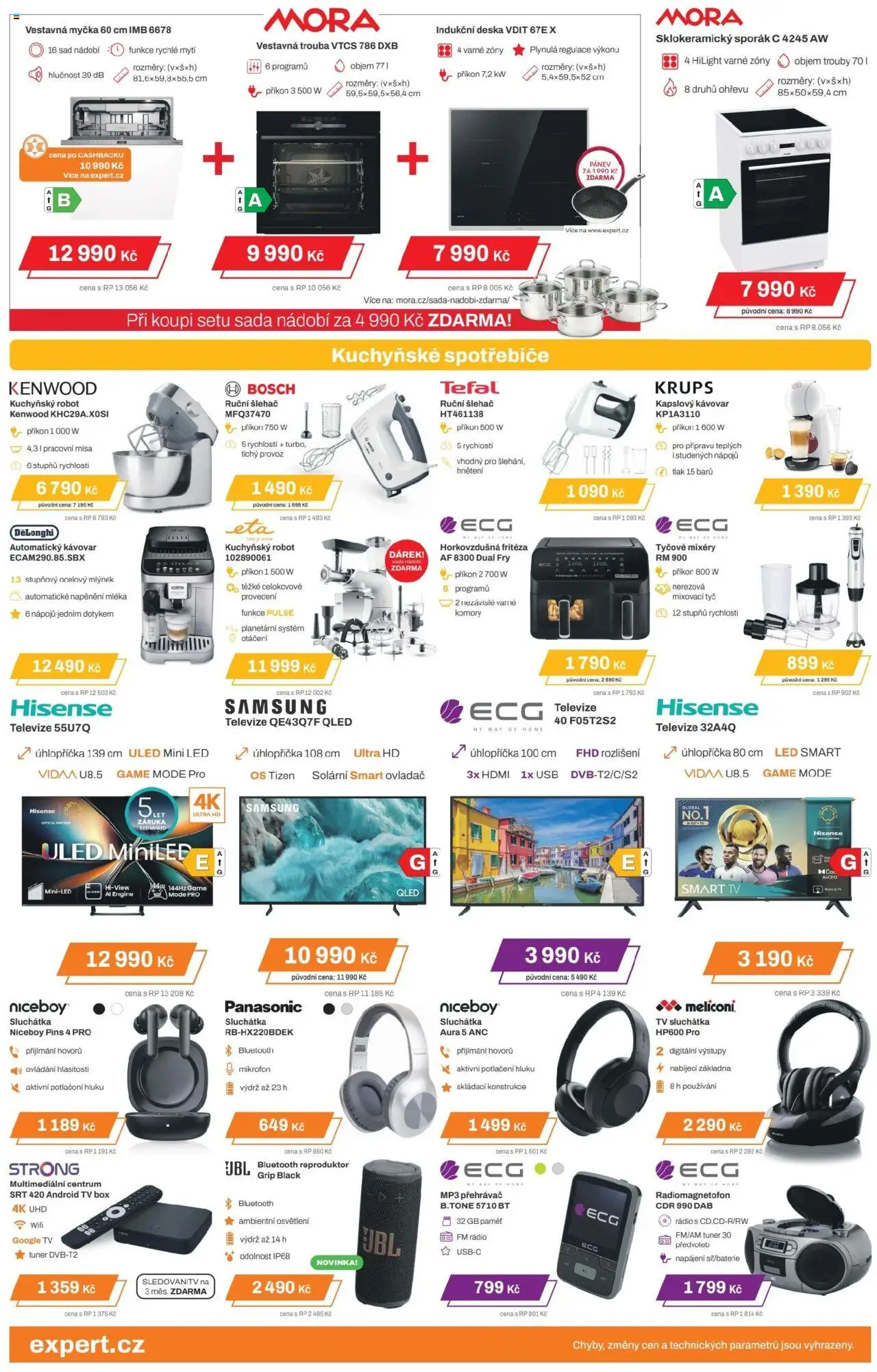 Expert elektro leták od 16.10.2025 | Strana: 3 | Produkty: Box, Sporák, Bluetooth reproduktor, Fritéza