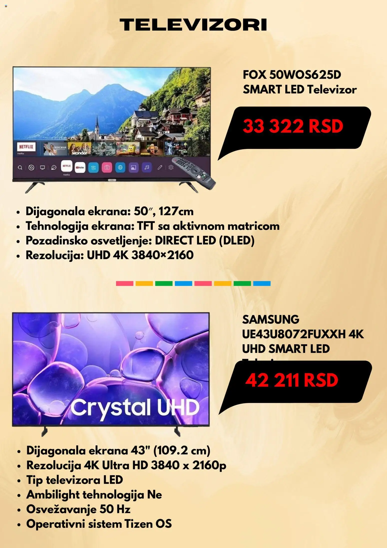 Dudi co. katalog - važi od 01.11.2025 | Strana: 3 | Proizvode: Televizor, LED televizor