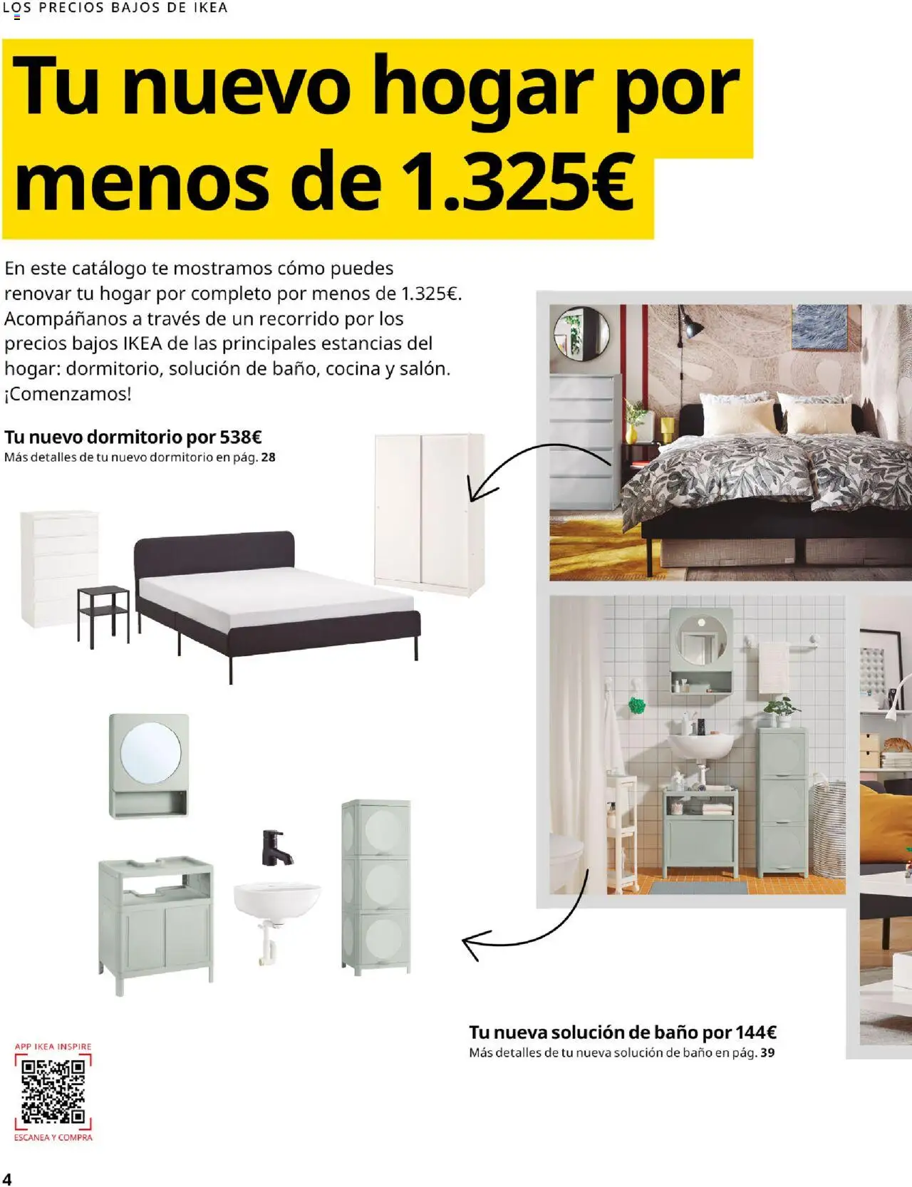 Catálogo IKEA Precios bajos.  │ válido desde el 01.09.2025 | Página: 4 | Productos: Té, Cocina, Baño