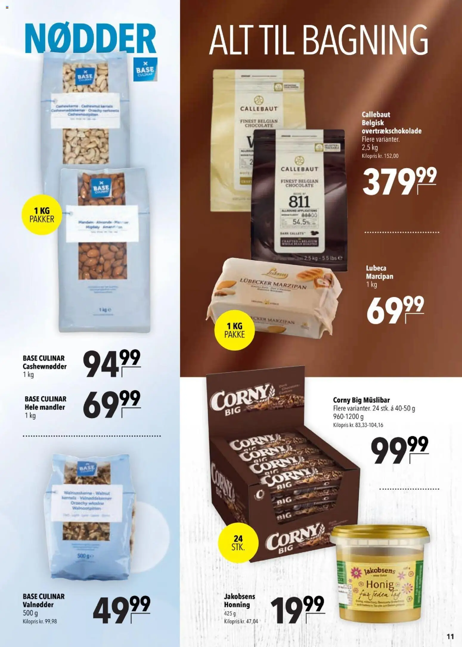 CITTI tilbudsavis – gyldig fra 25.03.2026 | Side: 11 | Produkter: Valnødder, Nødder, Mandler, Honning