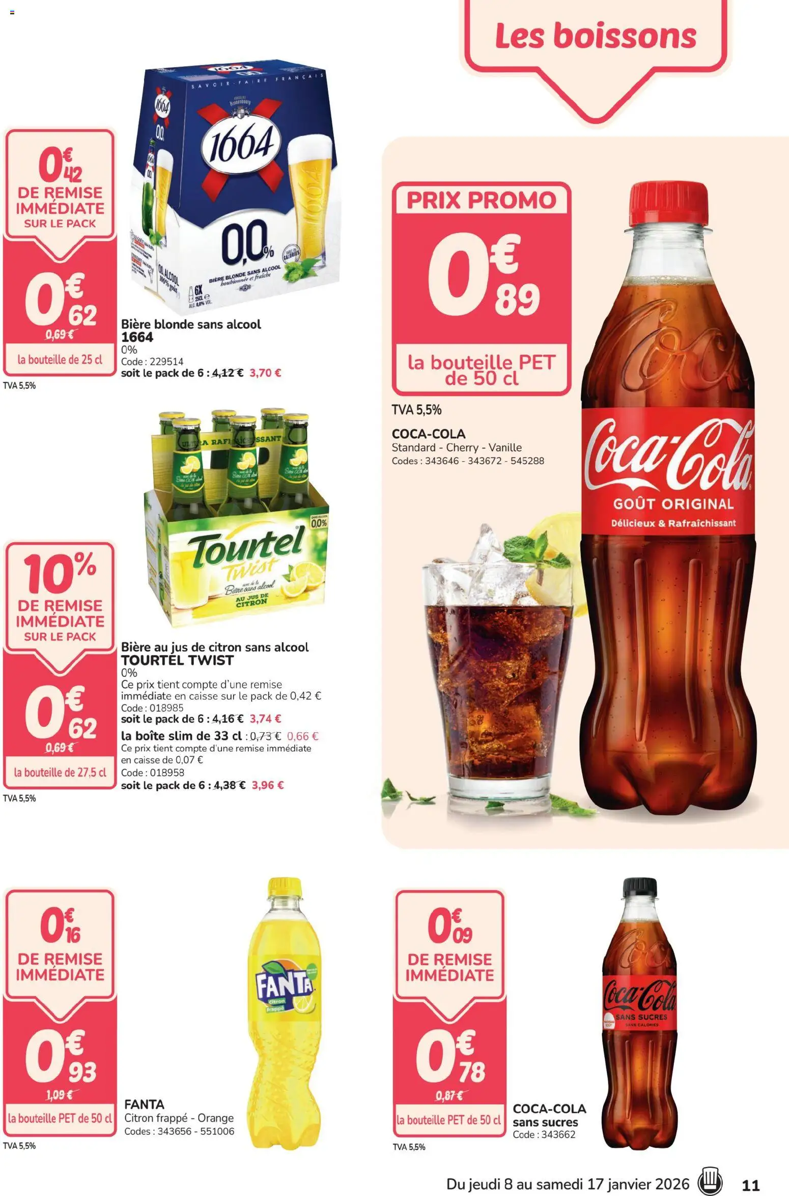 {H1} | Page: 11 | Produits: Alcool, Citron, Jus de citron, Bière