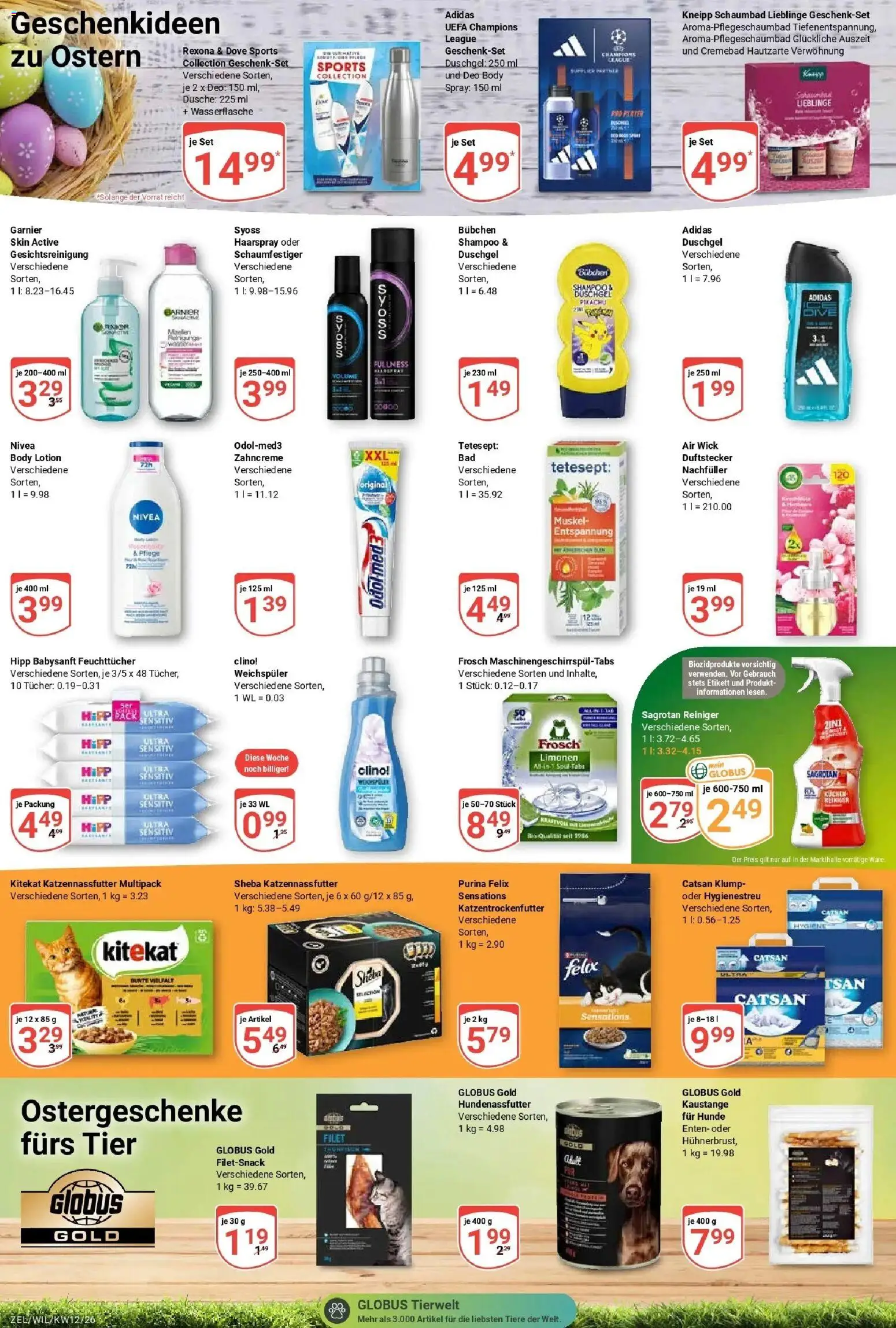 Globus prospekt Wittlich	 – gültig ab 15.03.2026 | Seite: 19 | Produkte: Sheba, Dusche, Shampoo, Kuchen