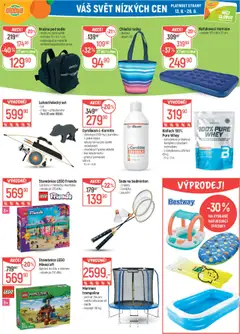Globus leták od 13.08.2025 | Strana: 36 | Produkty: Žebřík, Taška, Lego Friends, Protein
