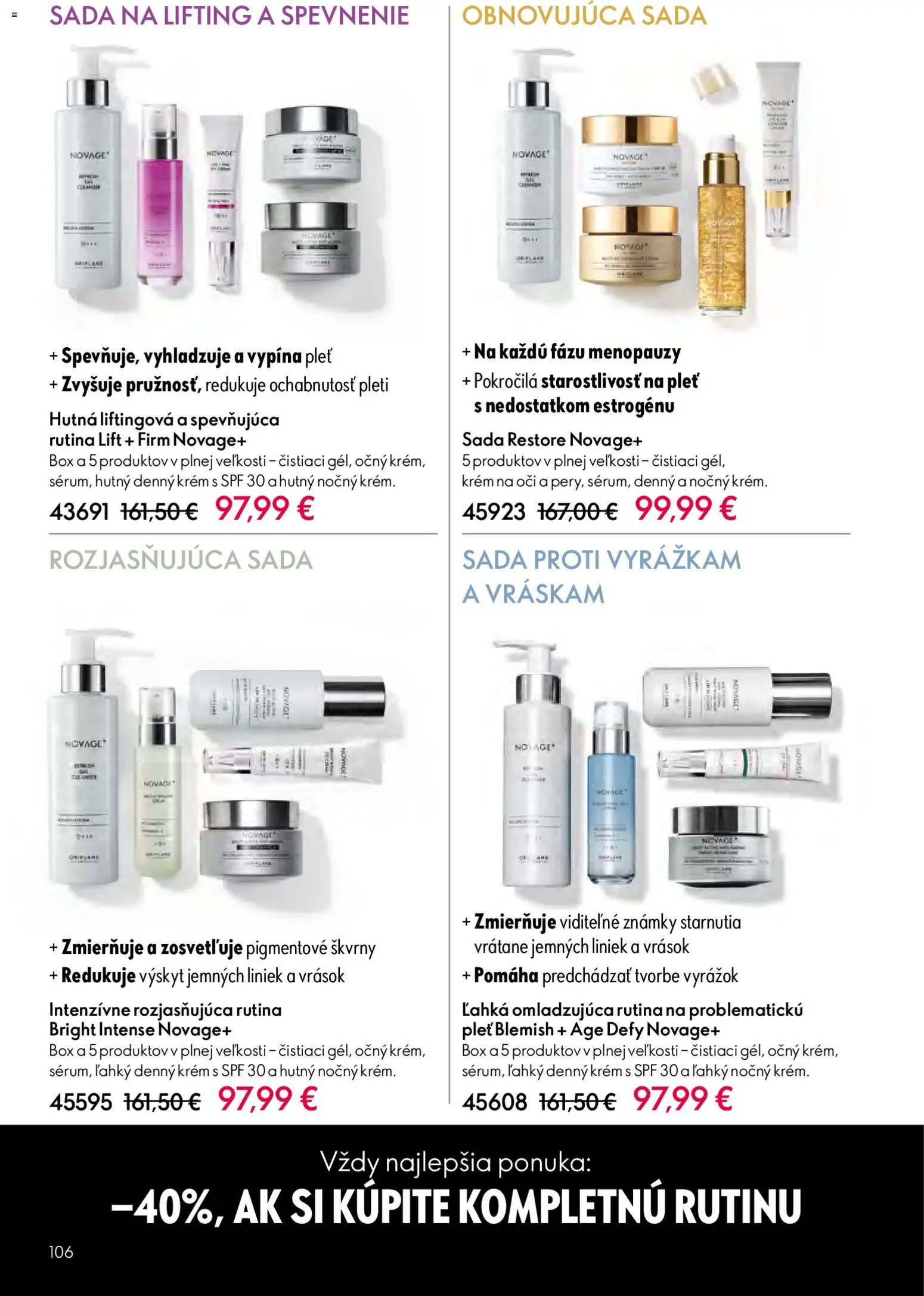 Nové Oriflame akcie – leták je platný od 06.05.2026 | Strana: 106 | Produkty: Krém