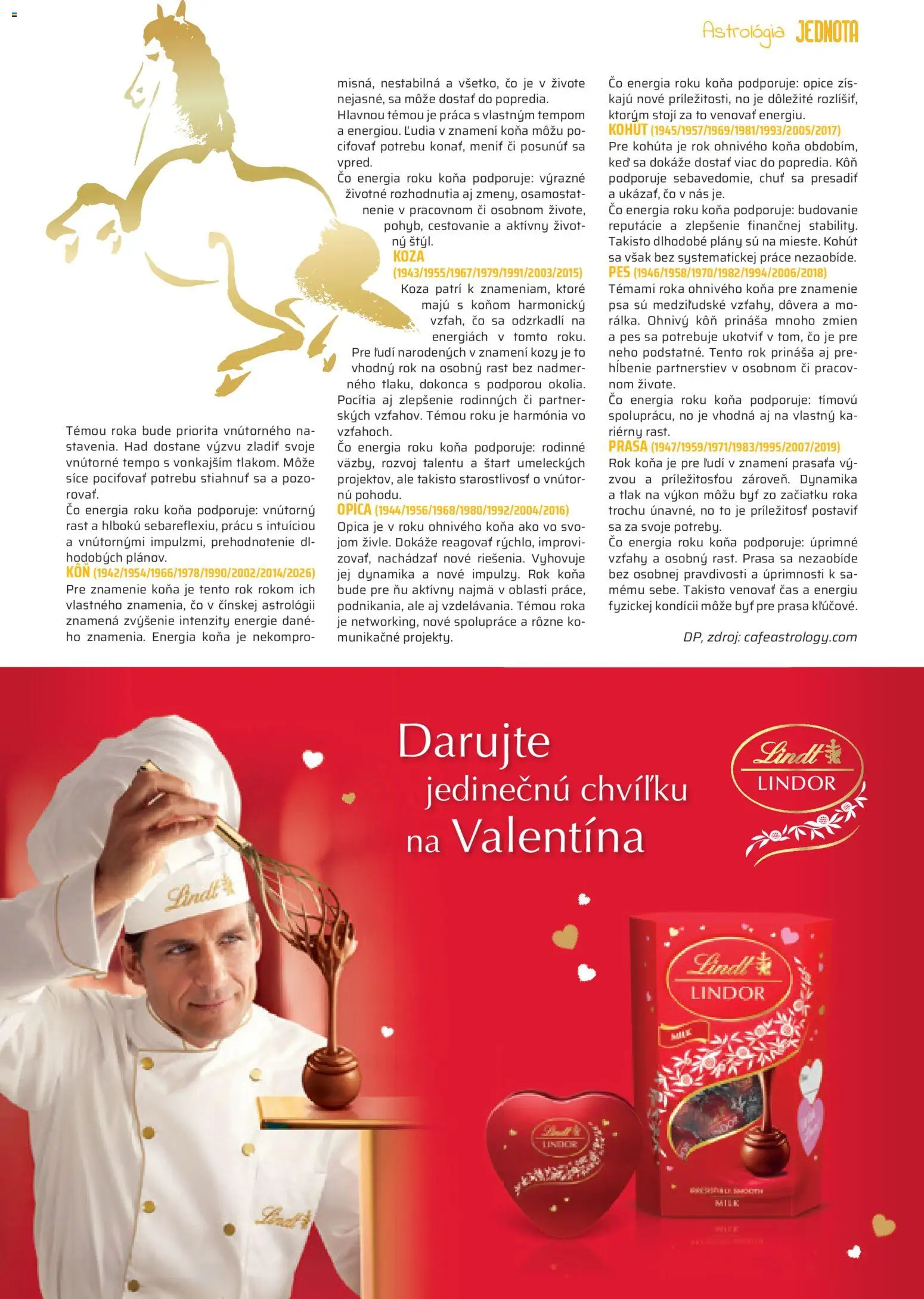 Nové COOP Jednota akcie – leták je platný od 01.02.2026 | Strana: 25 | Produkty: Lindor, Lindt
