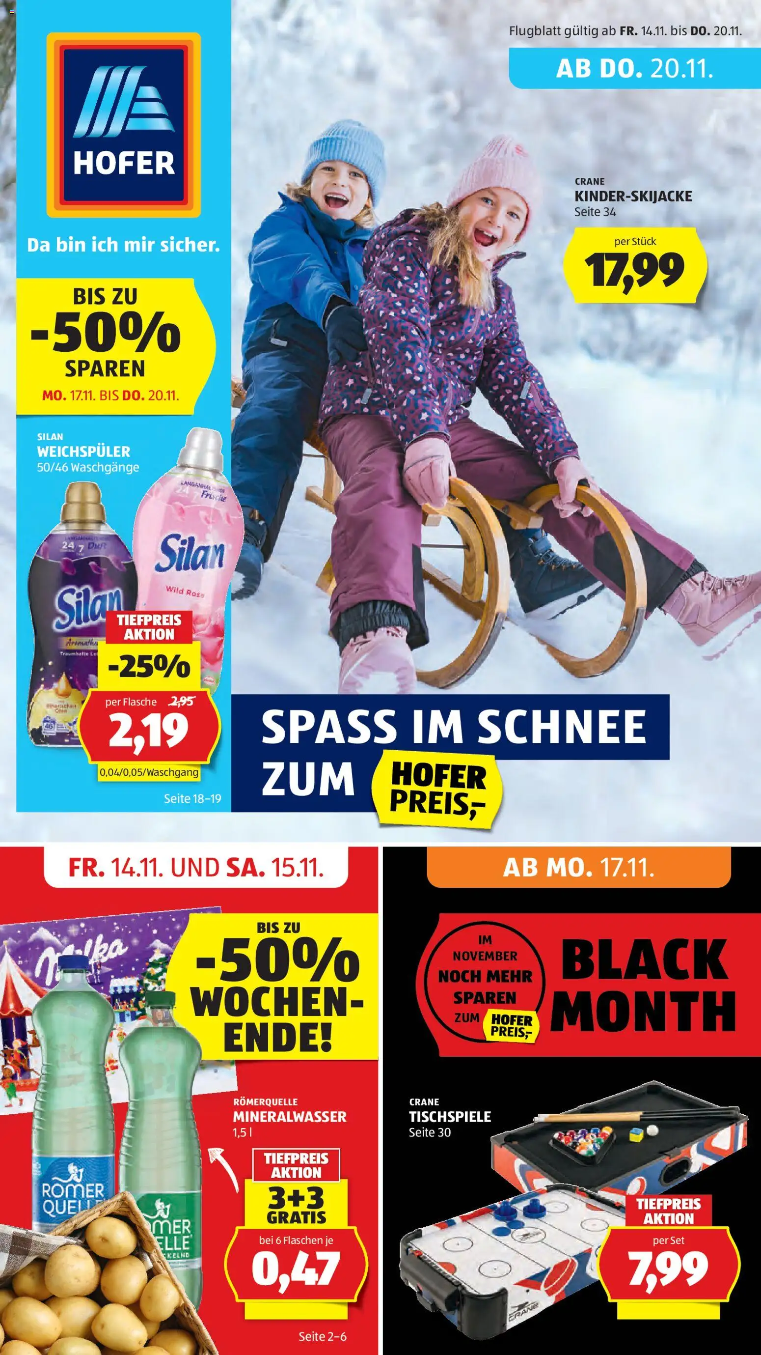 Hofer - Black Friday gültig ab 14.11.2025 | Seite: 1 | Produkte: Duft, Weichspüler