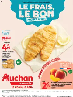Auchan folder / publicité - Voorbeeld van een folder van Auchan, geldig van 26.08.2025