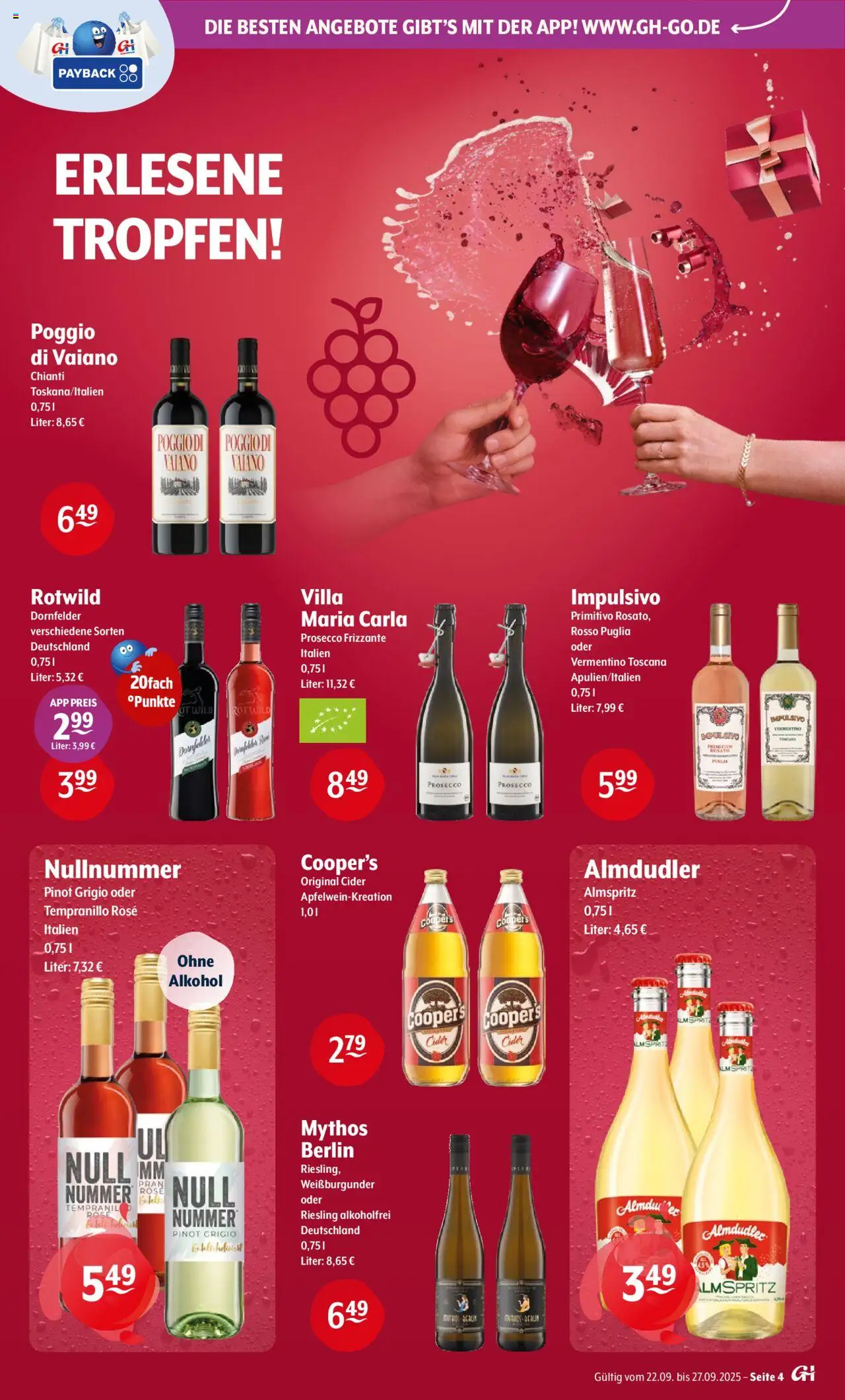 Getränke Hoffmann - Brandenburg – gültig ab 22.09.2025 | Seite: 4 | Produkte: Prosecco