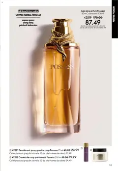 Ofertele Oriflame valabile de la 22.10.2025 | Pagină: 53 | Produse: Apă de parfum, Cremă, Cremă de corp, Deodorant