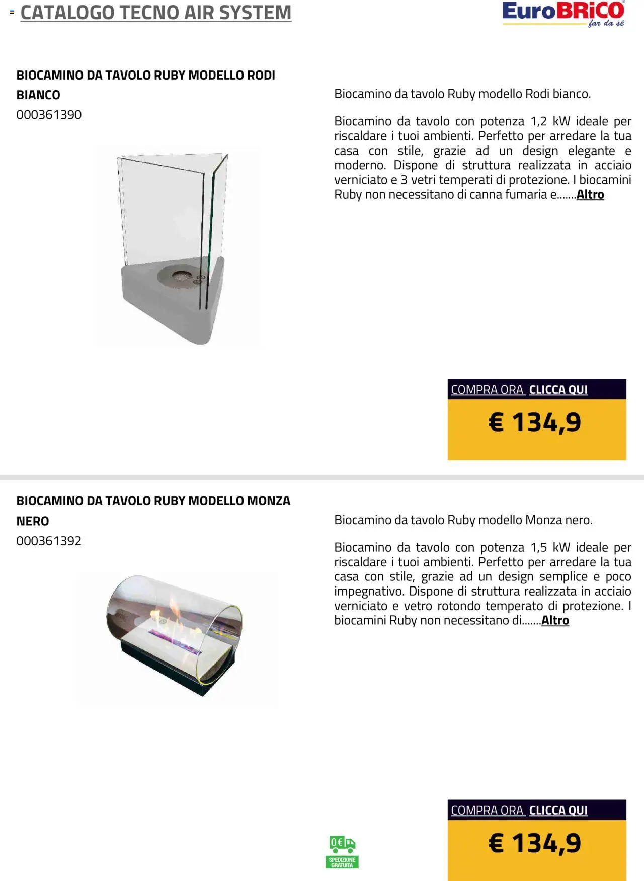 Volantino Eurobrico del 23.07.2025 | Pagina: 9 | Prodotti: Tavolo