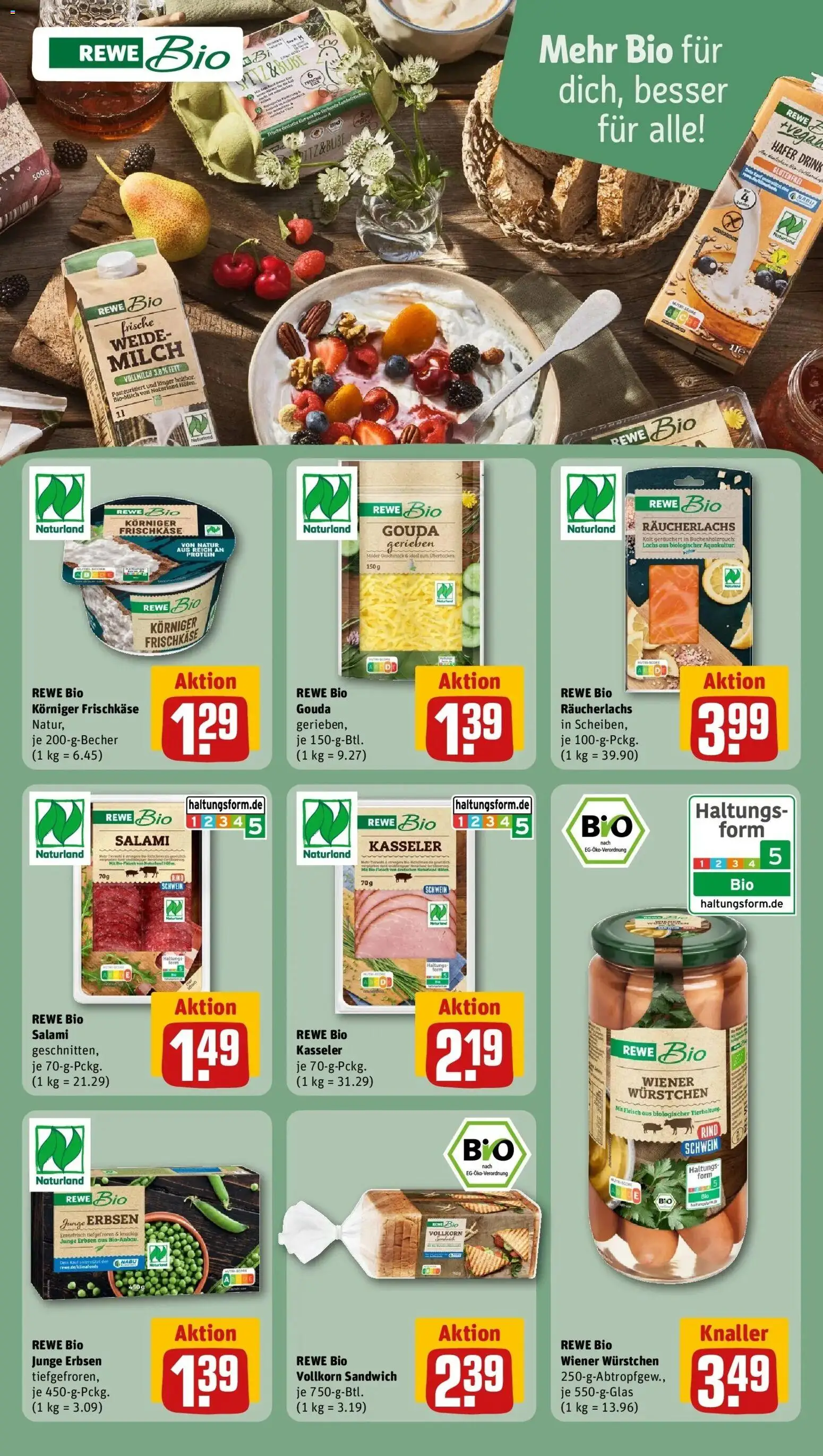 Rewe prospekt Schönberg / Holstein	 – gültig ab 16.02.2026 | Seite: 21 | Produkte: Milch, Räucherlachs, Salami, Fleisch