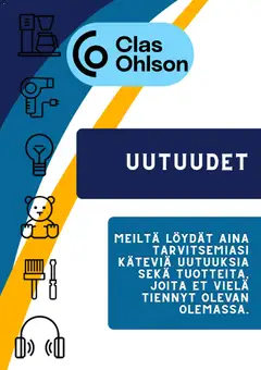 Clas Ohlson-mainoslehti voimassa 15.04.2026 alkaen