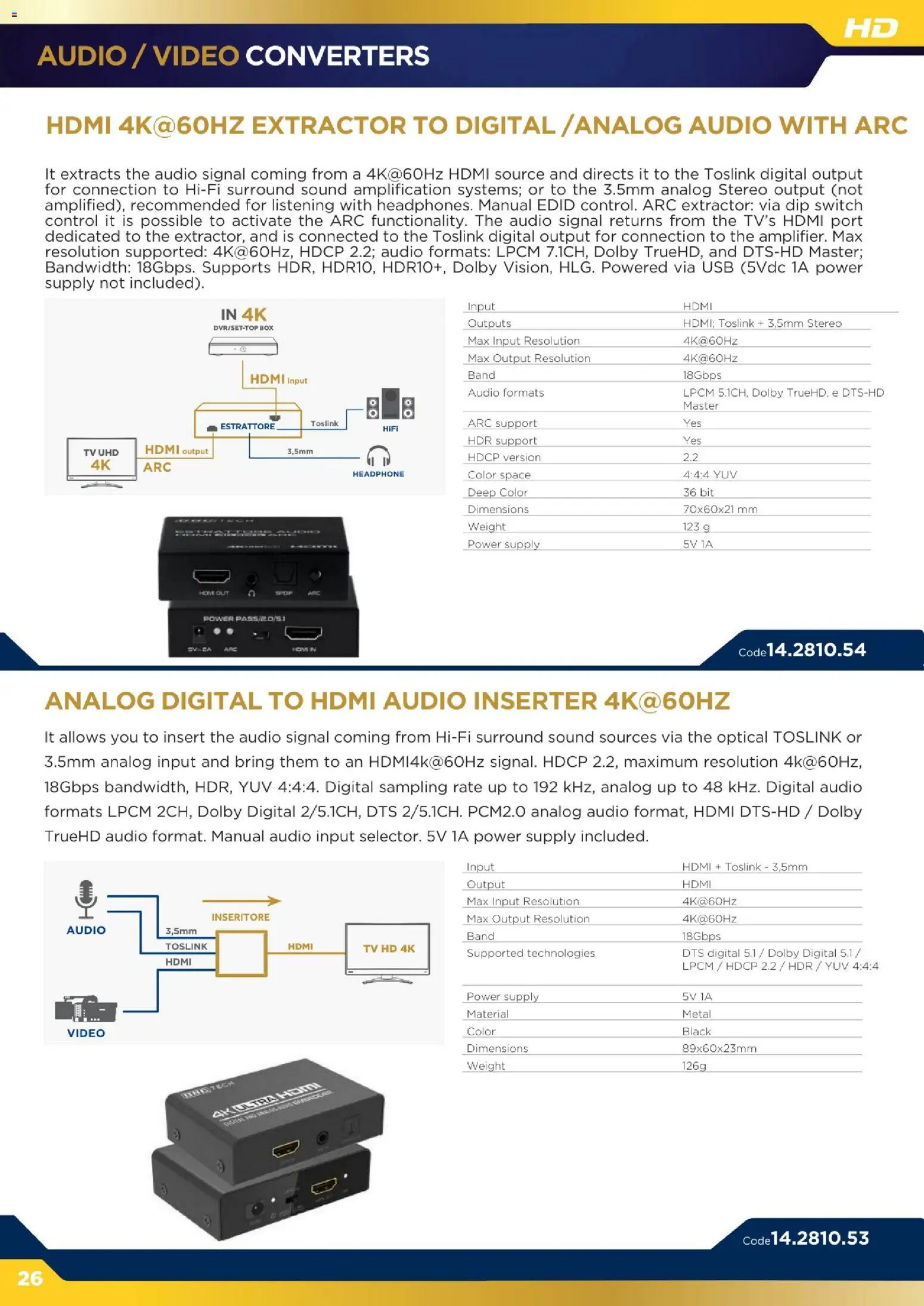 Volantino GBC del 16.12.2025 | Pagina: 26 | Prodotti: TV, Video, Audio, USB