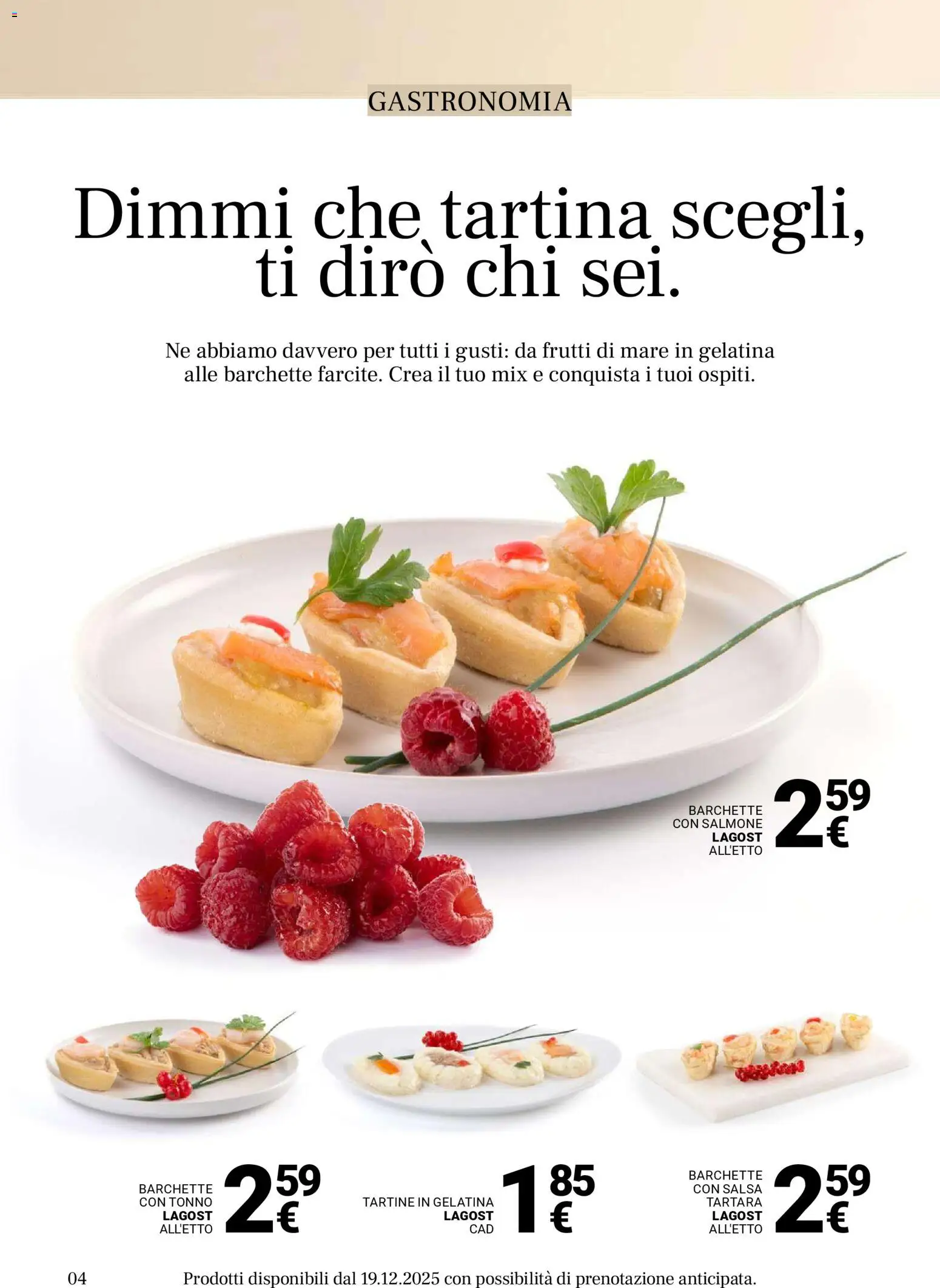 Volantino Gulliver del 17.11.2025 | Pagina: 4 | Prodotti: Salmone, Salsa, Frutti di mare, Tonno